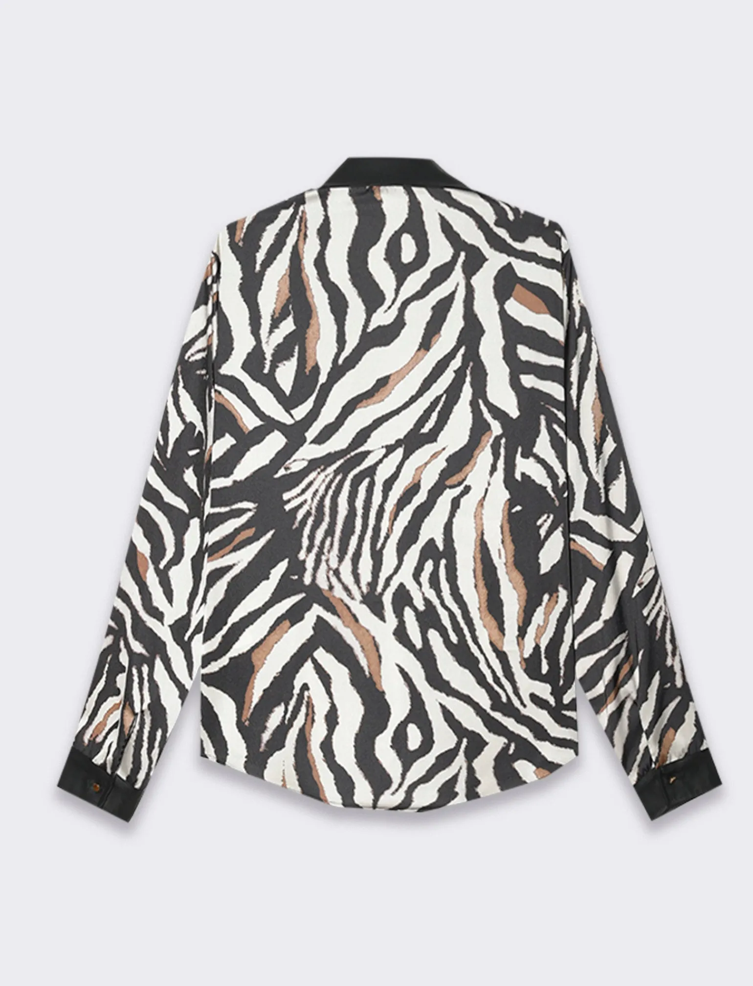 Donna Piazza Italia Camicie E Casacche<Casacca collo camicia stampata - Zebrato