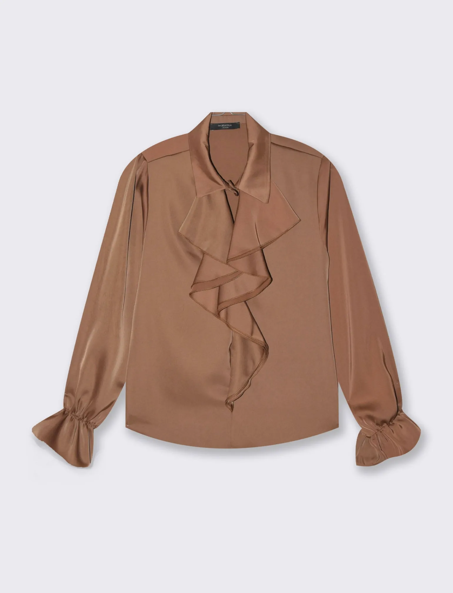 Donna Piazza Italia Camicie E Casacche<Casacca con arriccio e maniche con elastico - Cammello