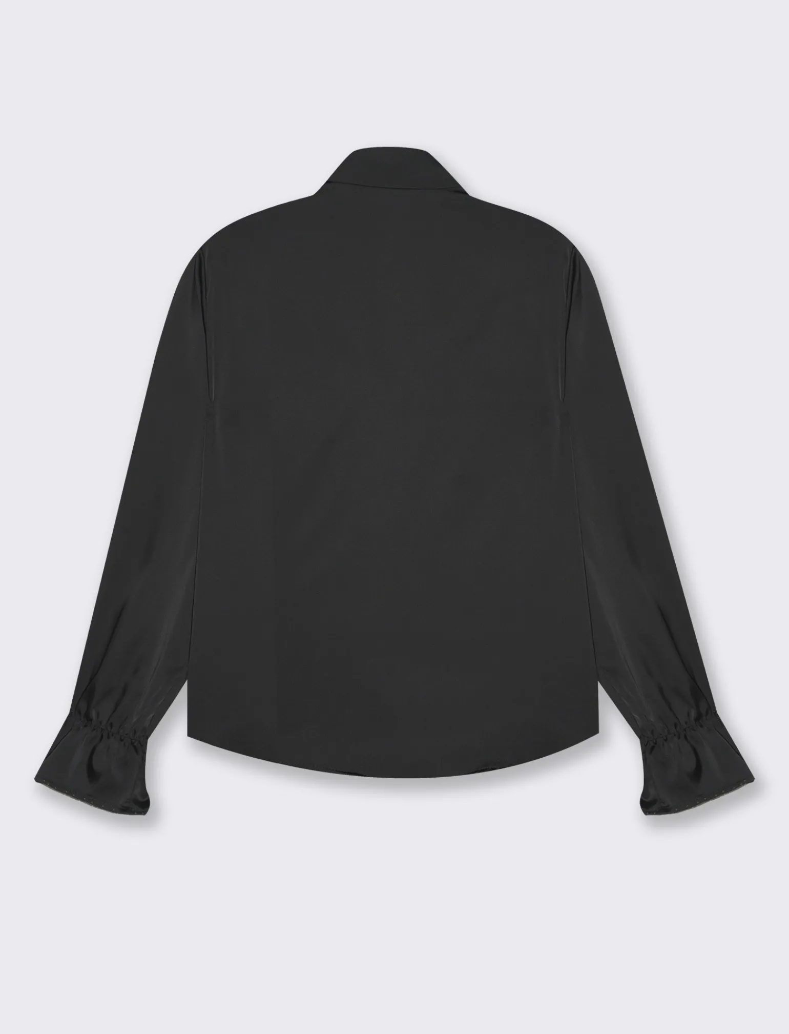 Donna Piazza Italia Camicie E Casacche<Casacca con arriccio e maniche con elastico - Nero