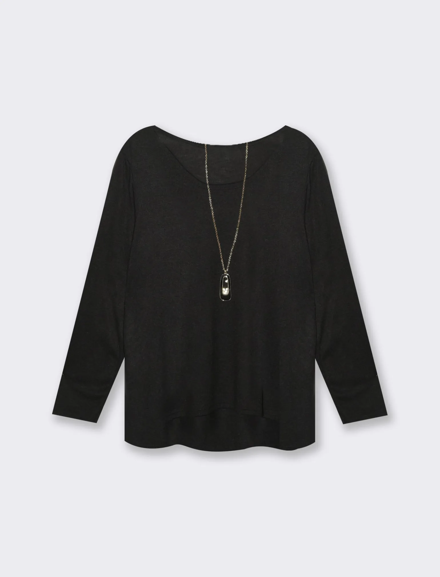 Donna Piazza Italia Donna | Maglieria<Casacca con collana a manica lunga -