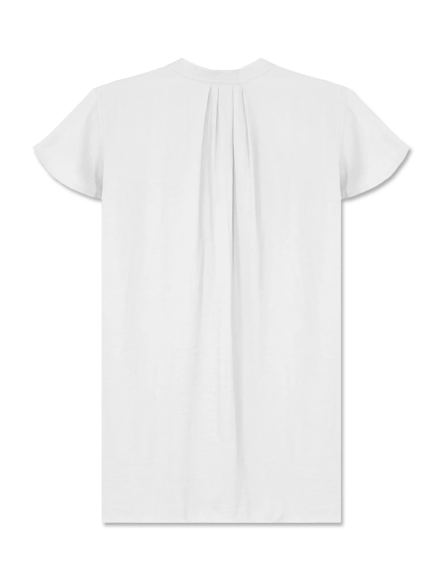 Donna Piazza Italia Camicie E Casacche<Casacca in tessuto fluido, apertura scollo a V e maniche volant -