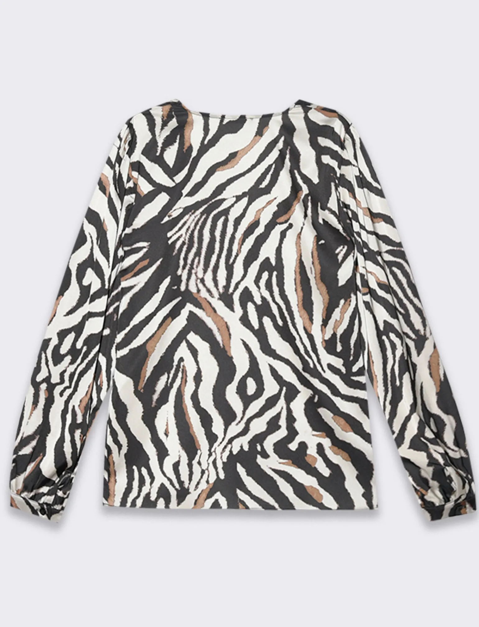 Donna Piazza Italia Camicie E Casacche<Casacca scollo V stampata - Zebrato