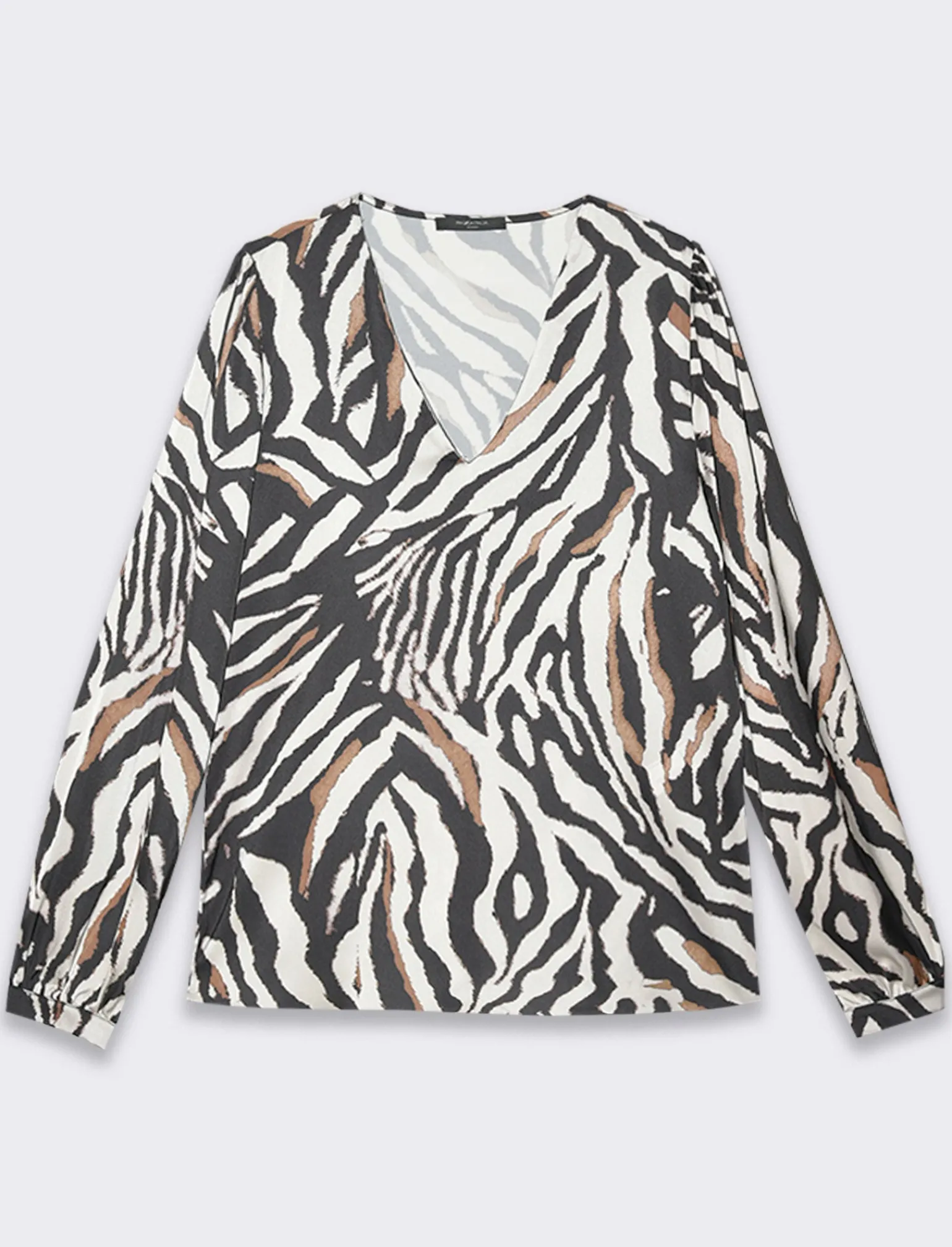 Donna Piazza Italia Camicie E Casacche<Casacca scollo V stampata - Zebrato