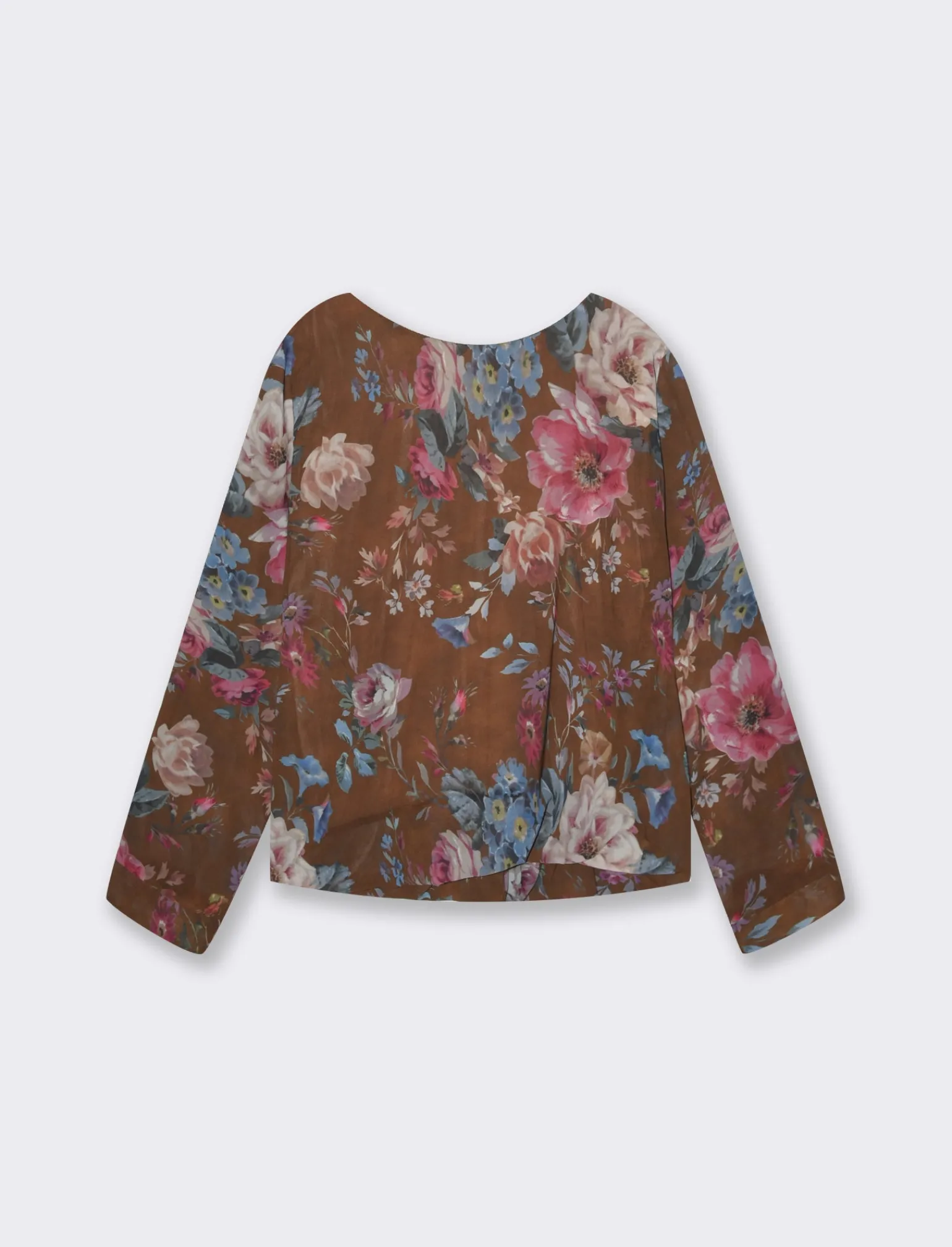 Donna Piazza Italia Donna | Camicie E Casacche<Casacca stampata over fit - Moro