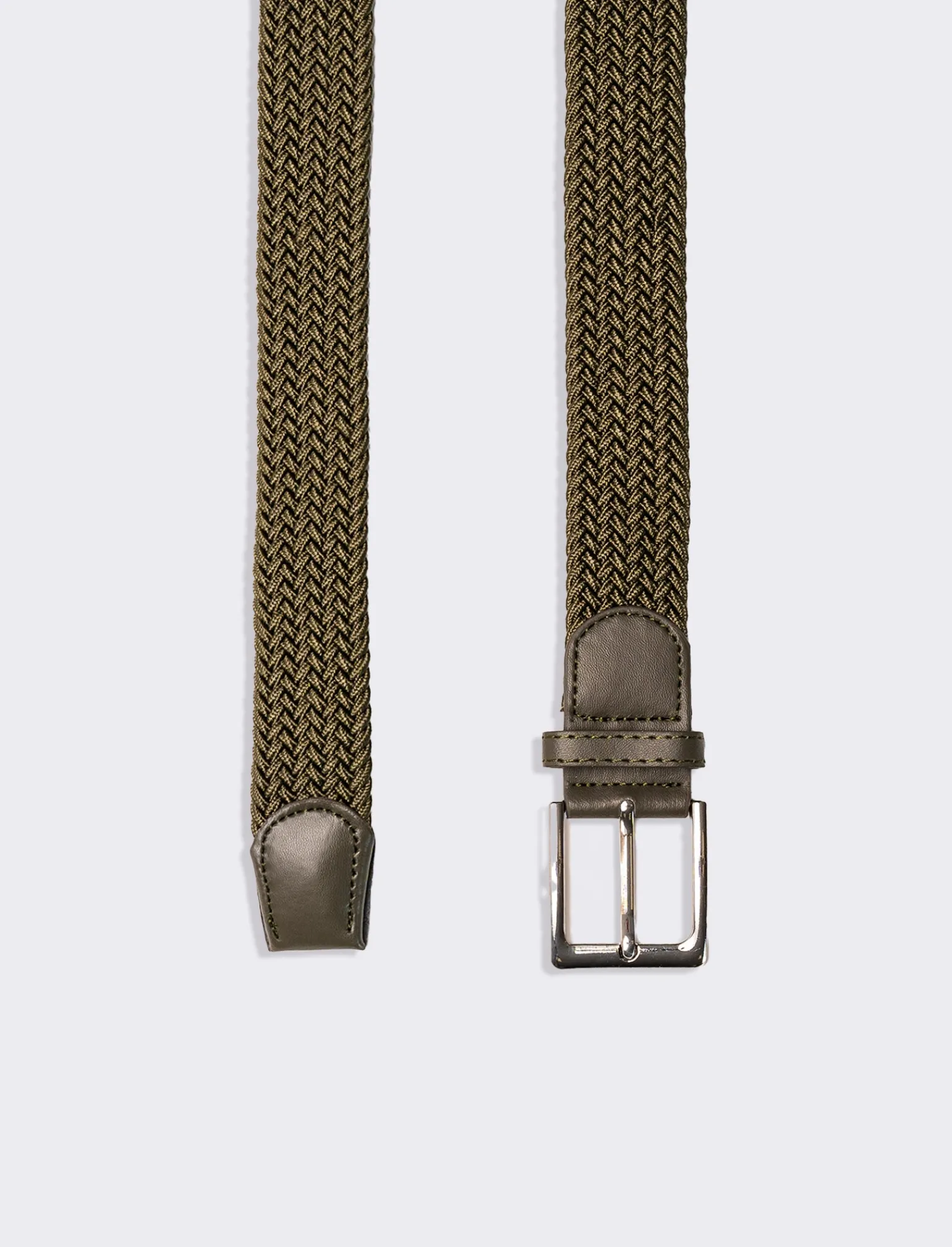 Uomo Piazza Italia Cinture E Bretelle<Cintura da uomo elastica intreccio fibbia 3,5cm - Ve.milit.
