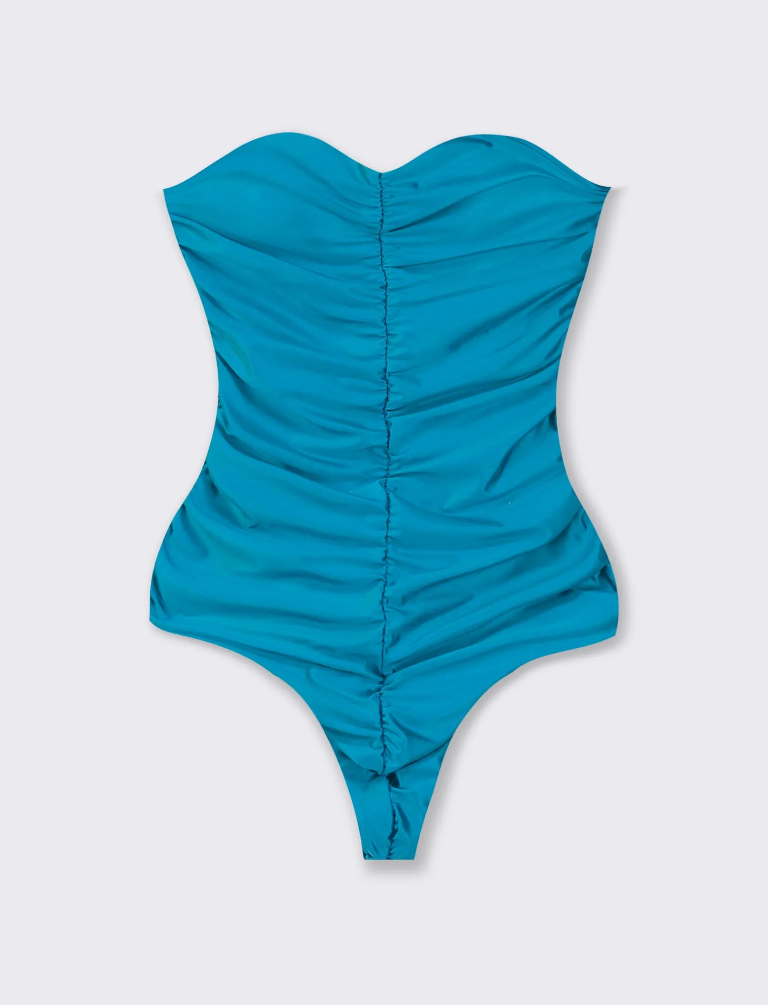 Donna Piazza Italia Donna<Costume intero a fascia goffrato shine -