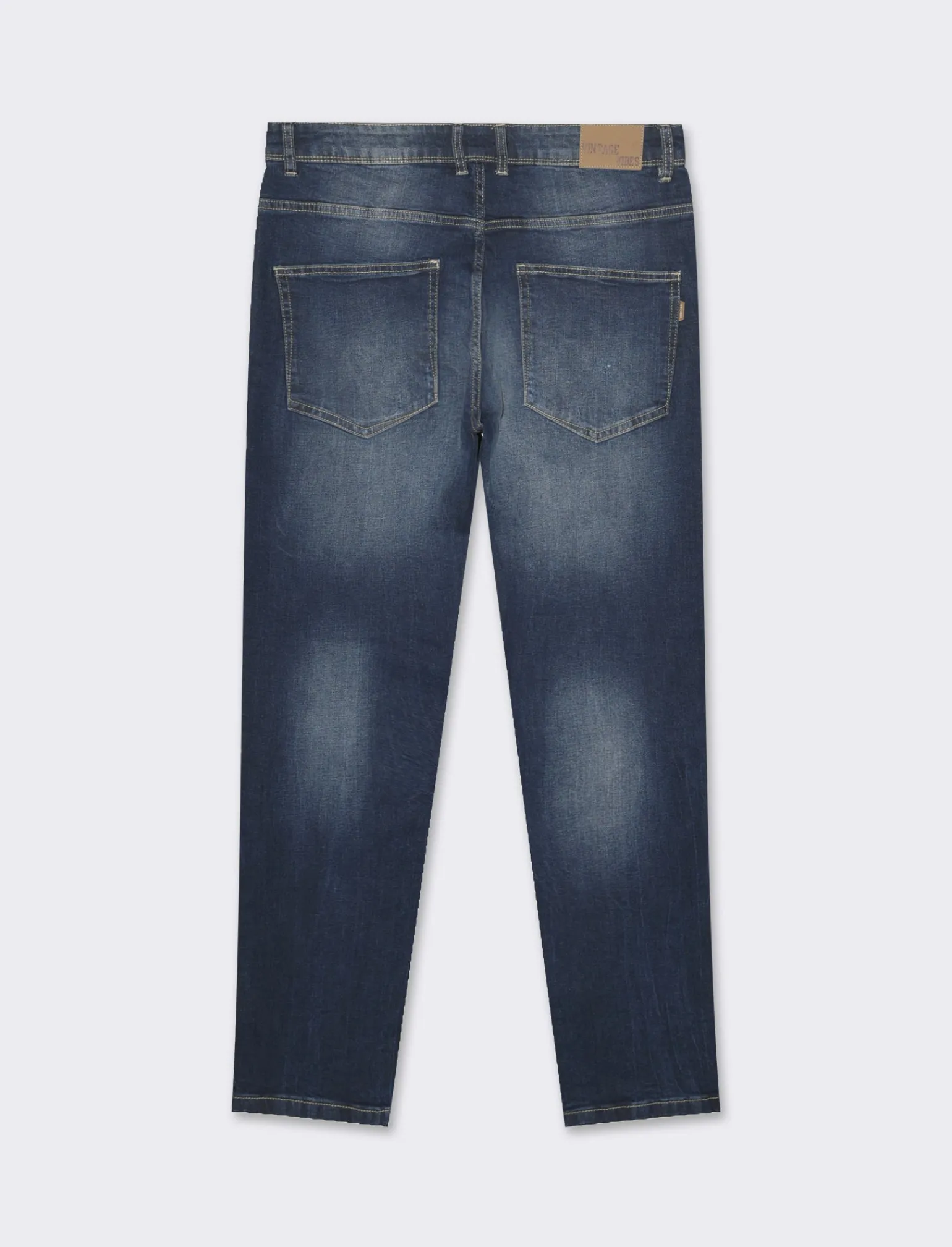 Uomo Piazza Italia Jeans<Denim slim tapered fit a cinque tasche - Denim