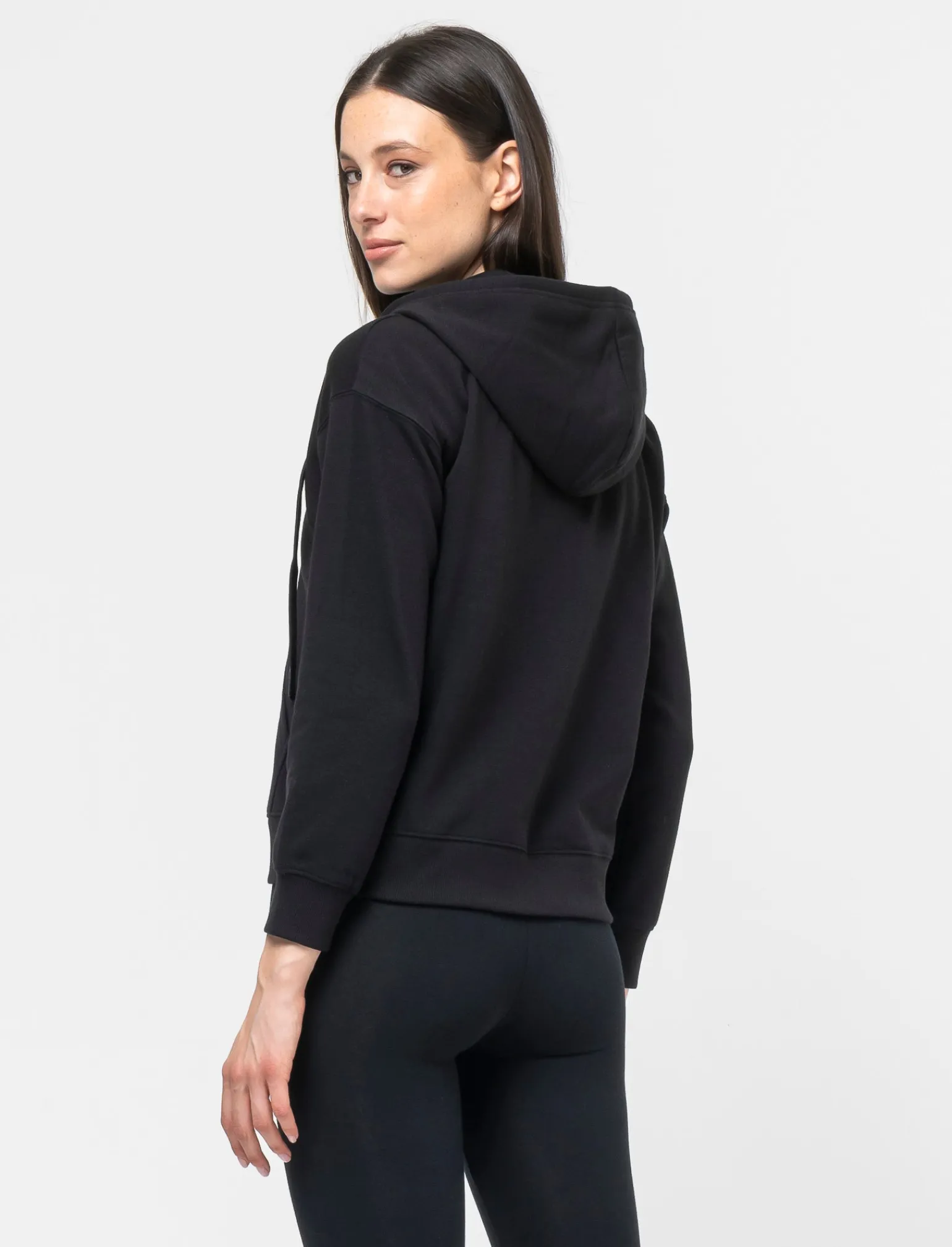 Donna Piazza Italia Donna | Felpe<Felpa basica con leggera garzatura interna e chiusra zip -