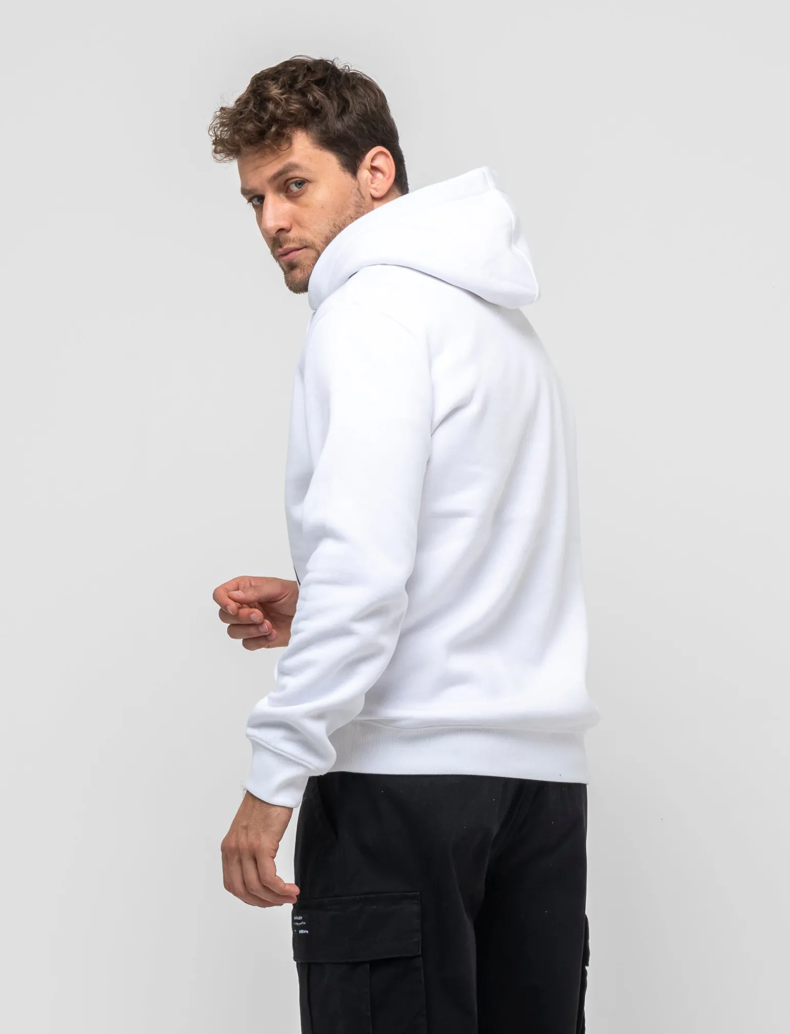 Uomo Piazza Italia Felpe<Felpa con cappuccio in misto cotone garzato regular fit -