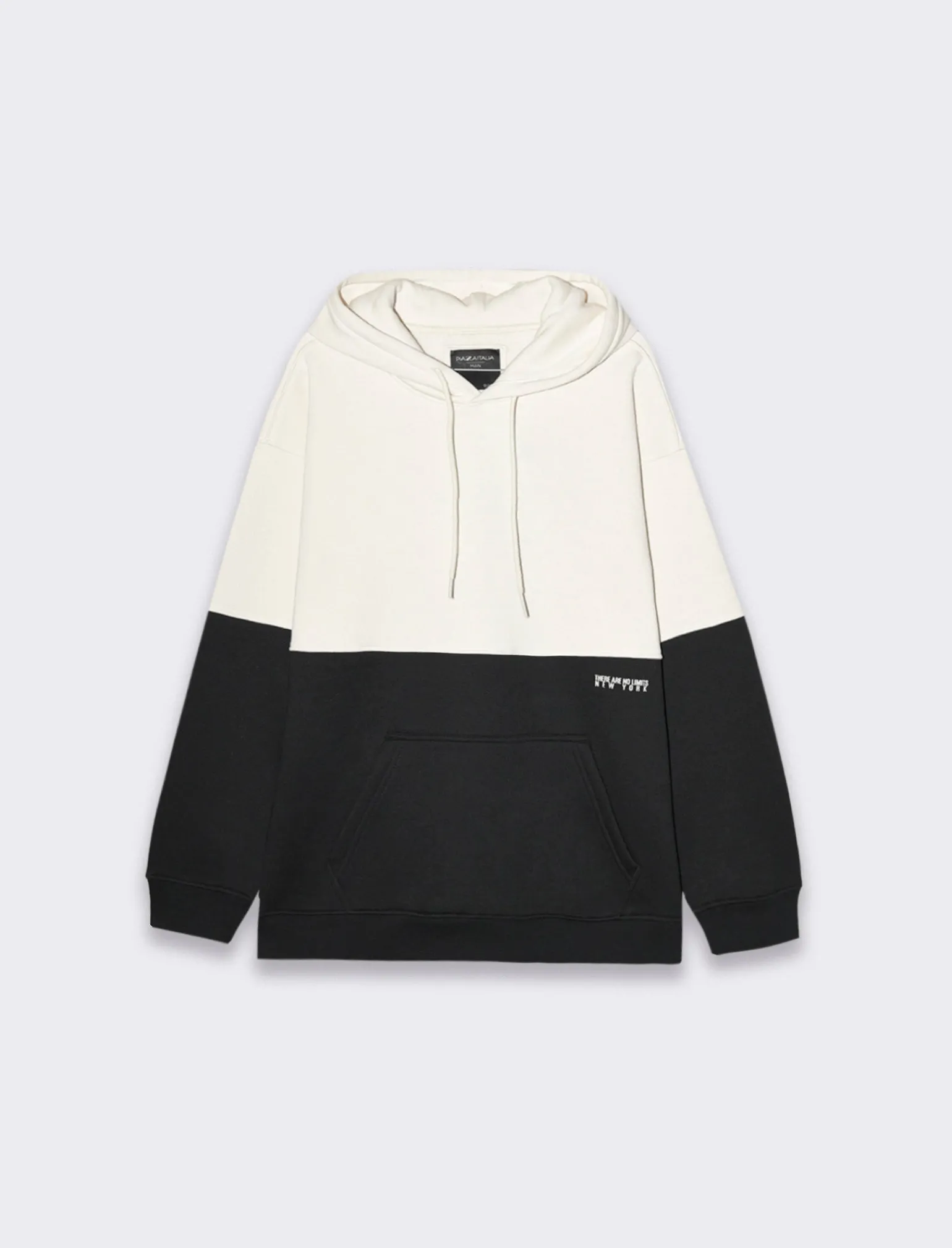 Uomo Piazza Italia Felpe<Felpa con cappuccio in misto cotone garzato regular fit -