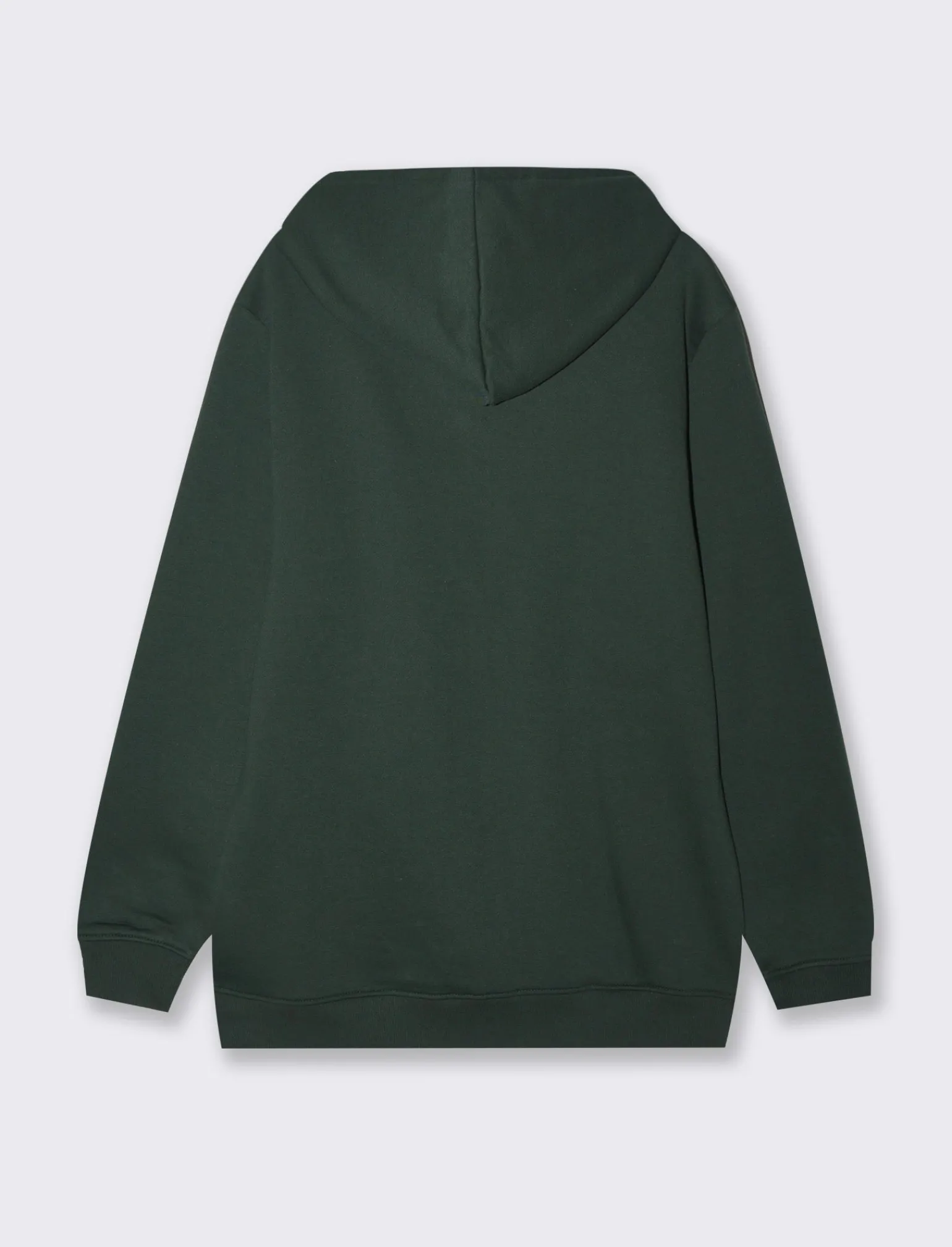 Uomo Piazza Italia Uomo | Felpe<Felpa con cappuccio in misto cotone garzato regular fit - scuro