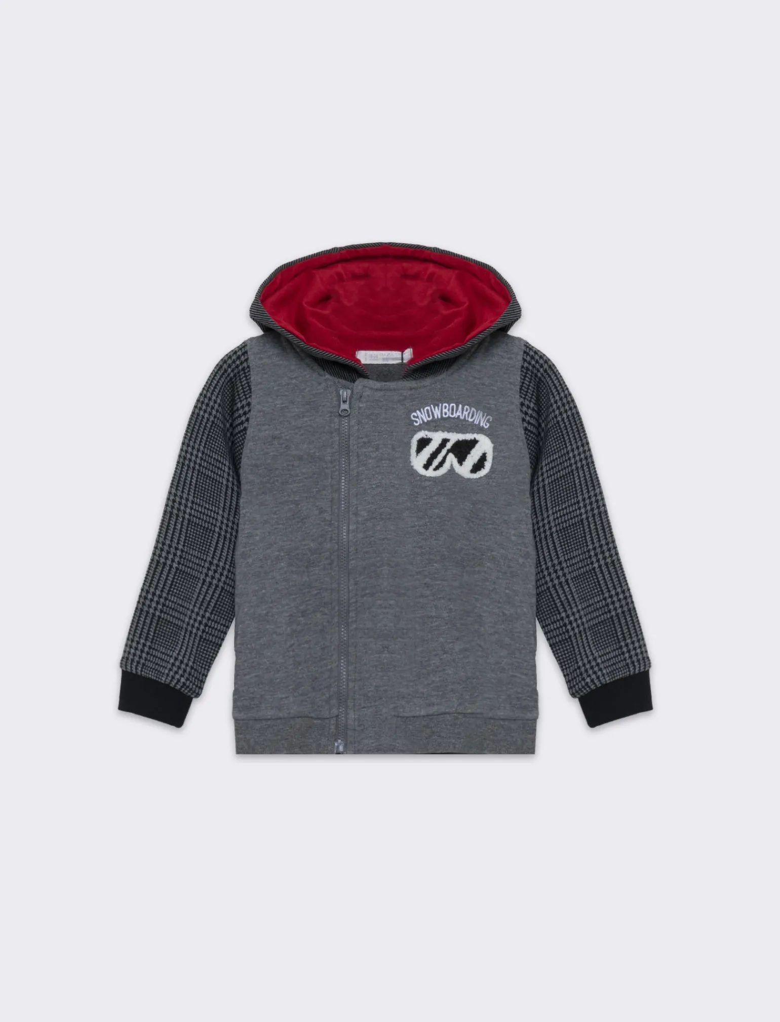 Piazza Italia Neonato | Felpe<Felpa con zip e cappuccio - Grigio mel.