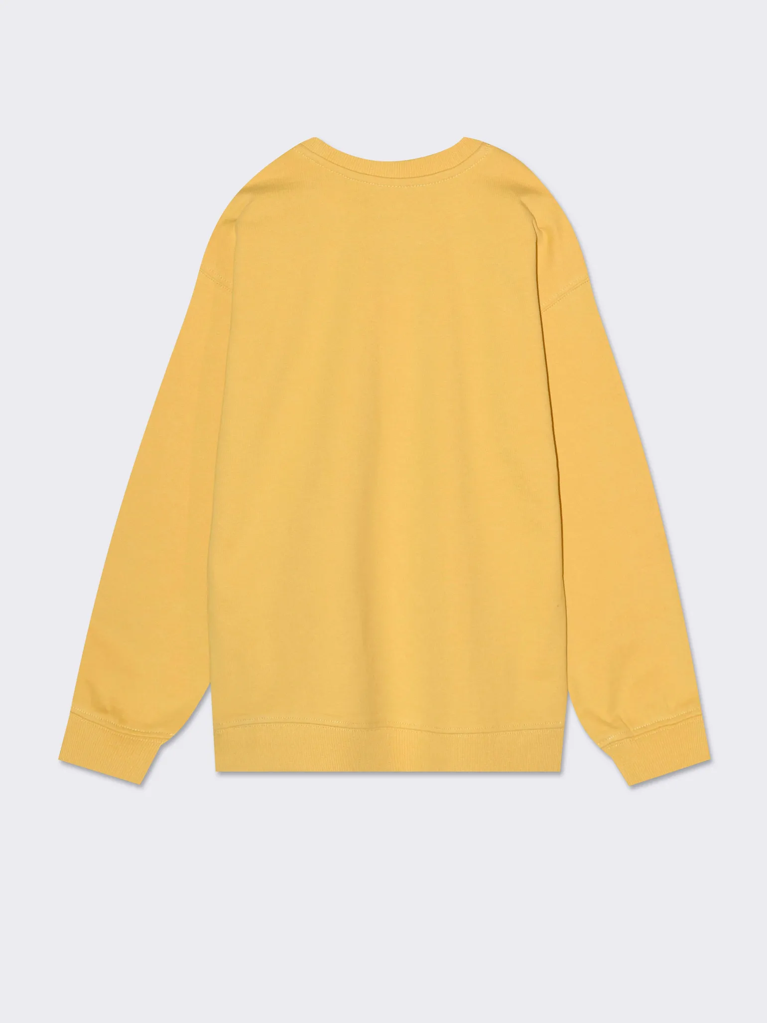 Bambino Piazza Italia Bambino | Felpe<Felpa girocollo con stampa davanti e costina al fondo, disponibile in 4 varianti colore - Ocra