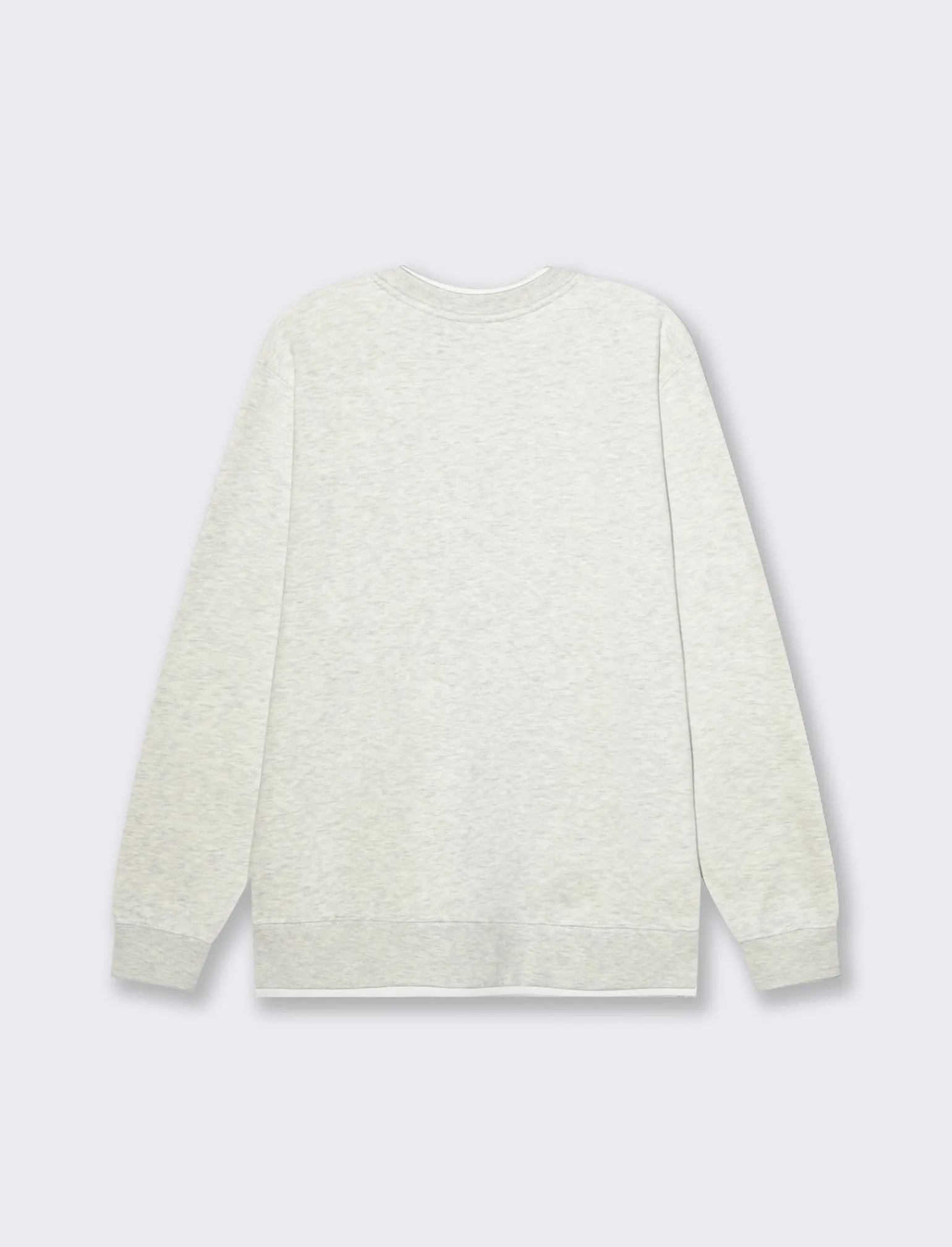 Uomo Piazza Italia Uomo | Felpe<Felpa girocollo in misto cotone garzato regular fit - mel.
