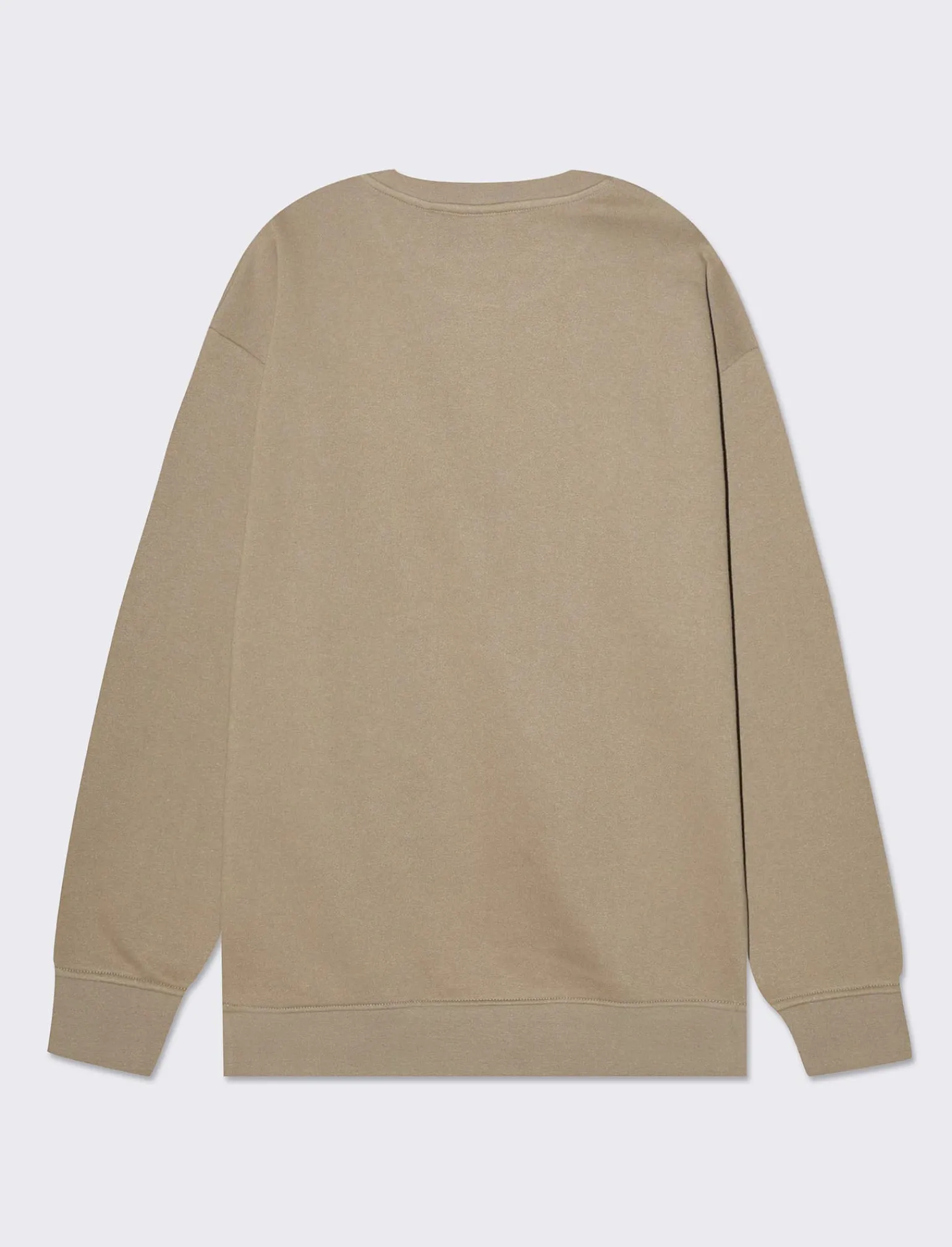 Uomo Piazza Italia Felpe<Felpa girocollo in misto cotone garzato regular fit - tortora