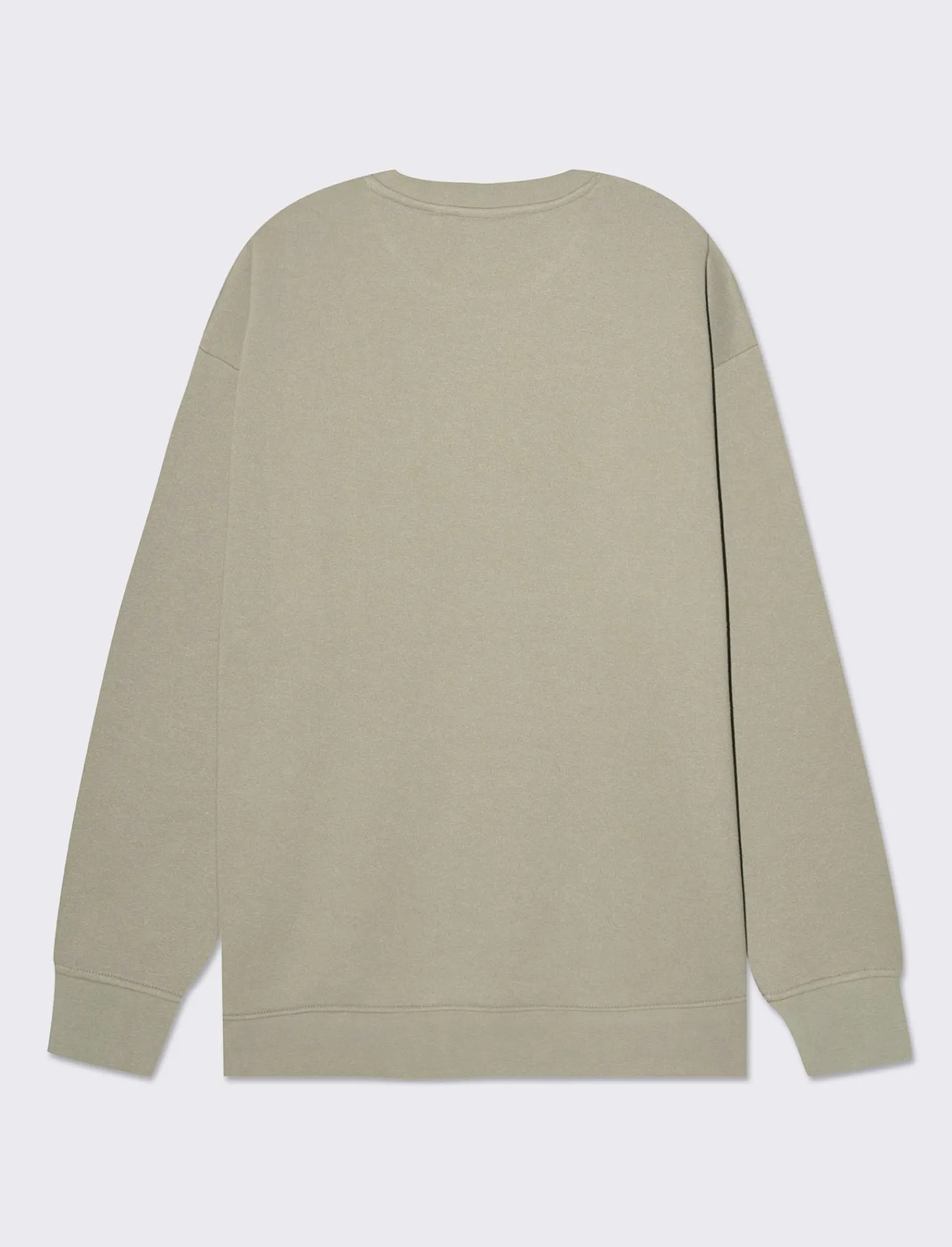 Uomo Piazza Italia Felpe<Felpa girocollo in misto cotone garzato regular fit - salvia