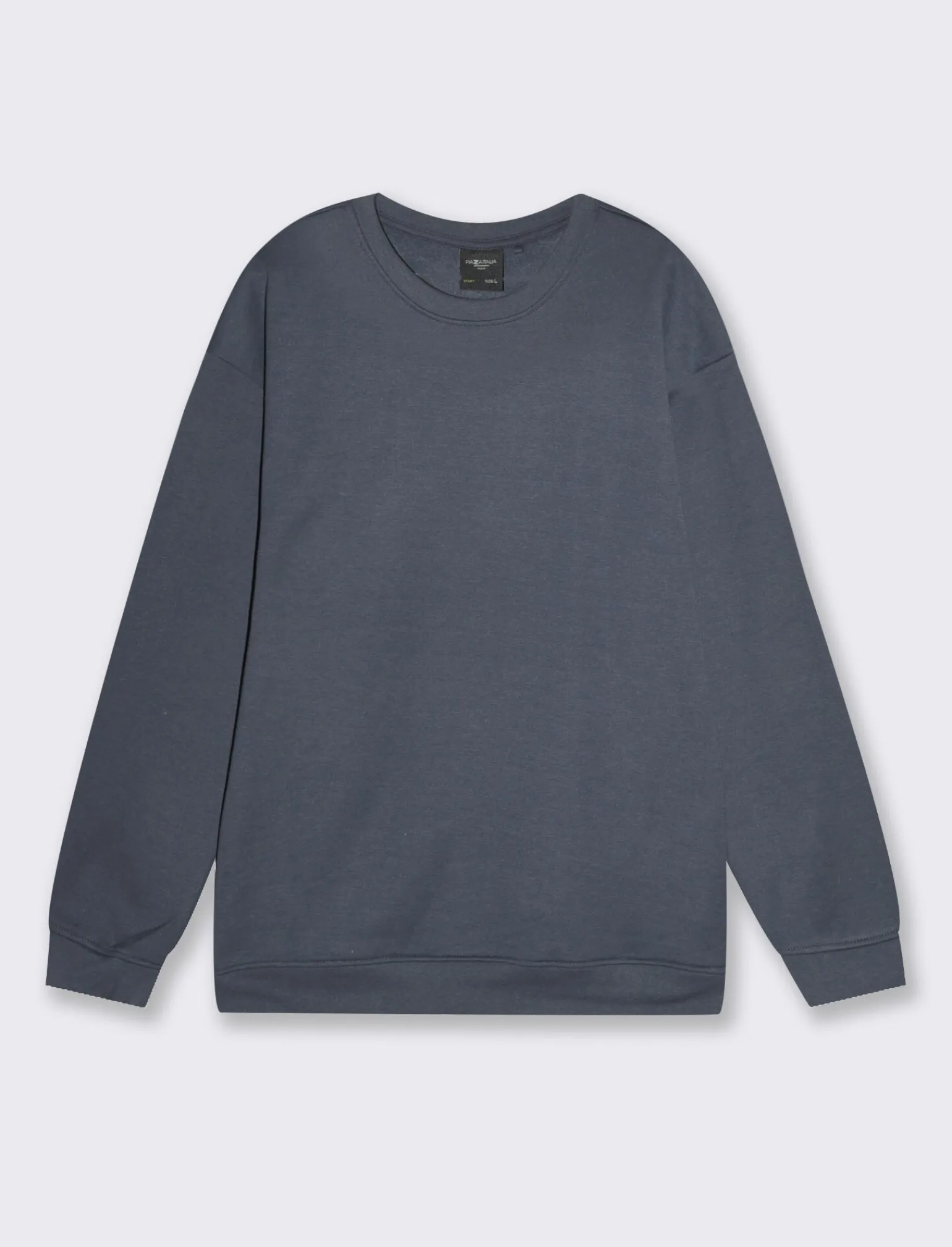 Uomo Piazza Italia Felpe<Felpa girocollo in misto cotone garzato, relaxed fit - Avion