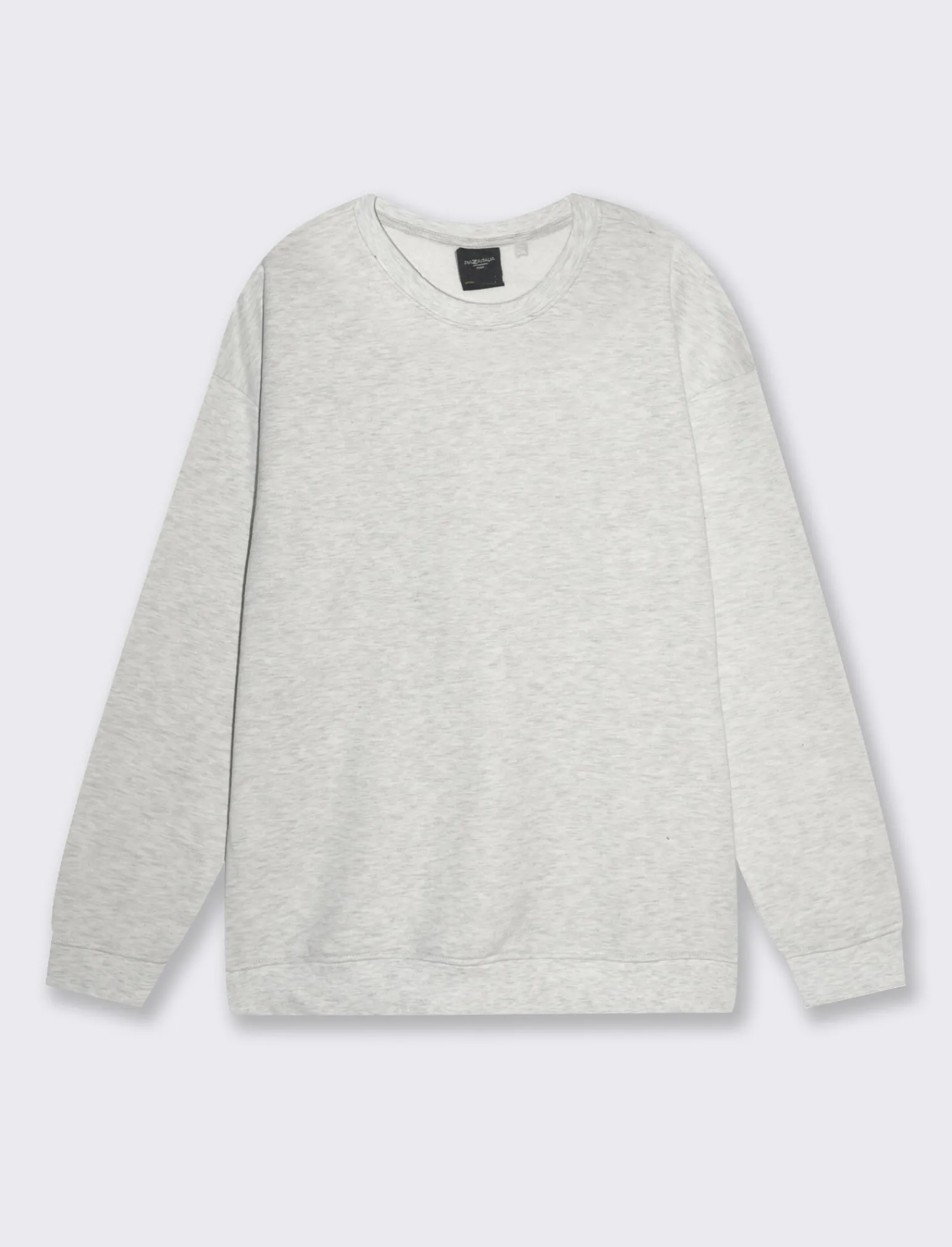 Uomo Piazza Italia Felpe<Felpa girocollo in misto cotone garzato, relaxed fit - mel.
