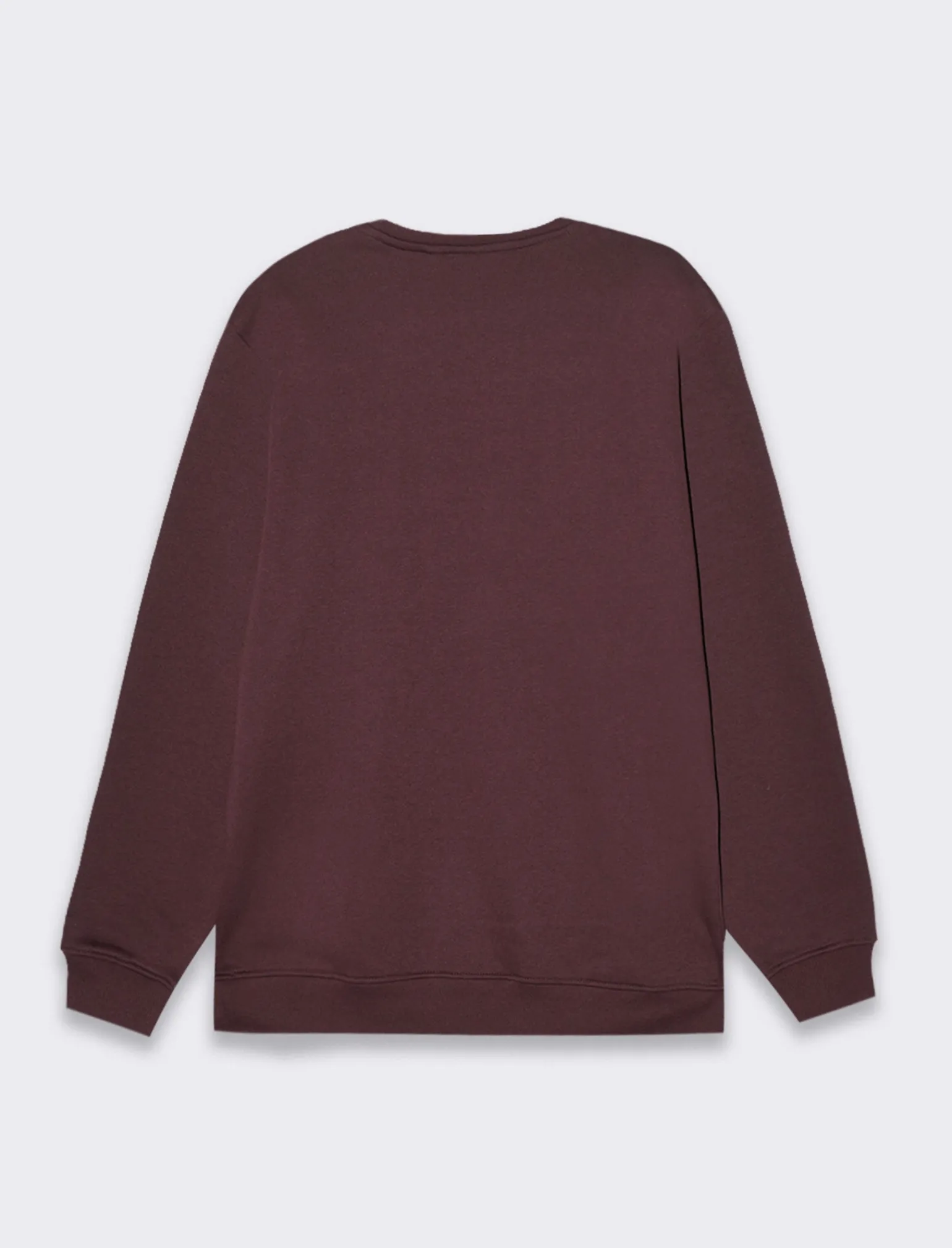 Uomo Piazza Italia Felpe<Felpa girocollo maniche lunghe regular fit in misto cotone - Bordeaux