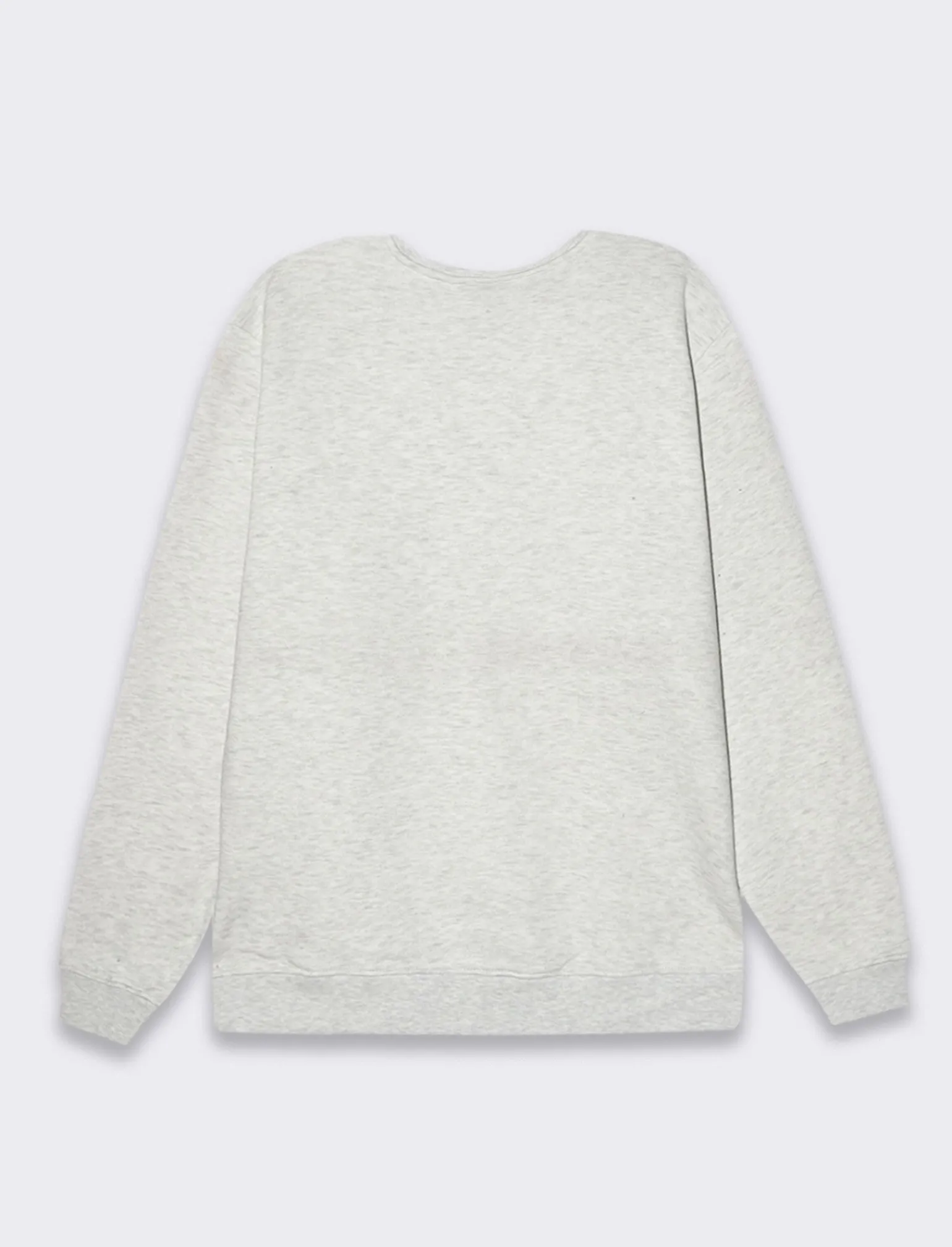 Uomo Piazza Italia Felpe<Felpa girocollo maniche lunghe regular fit in misto cotone - Grigio mel.