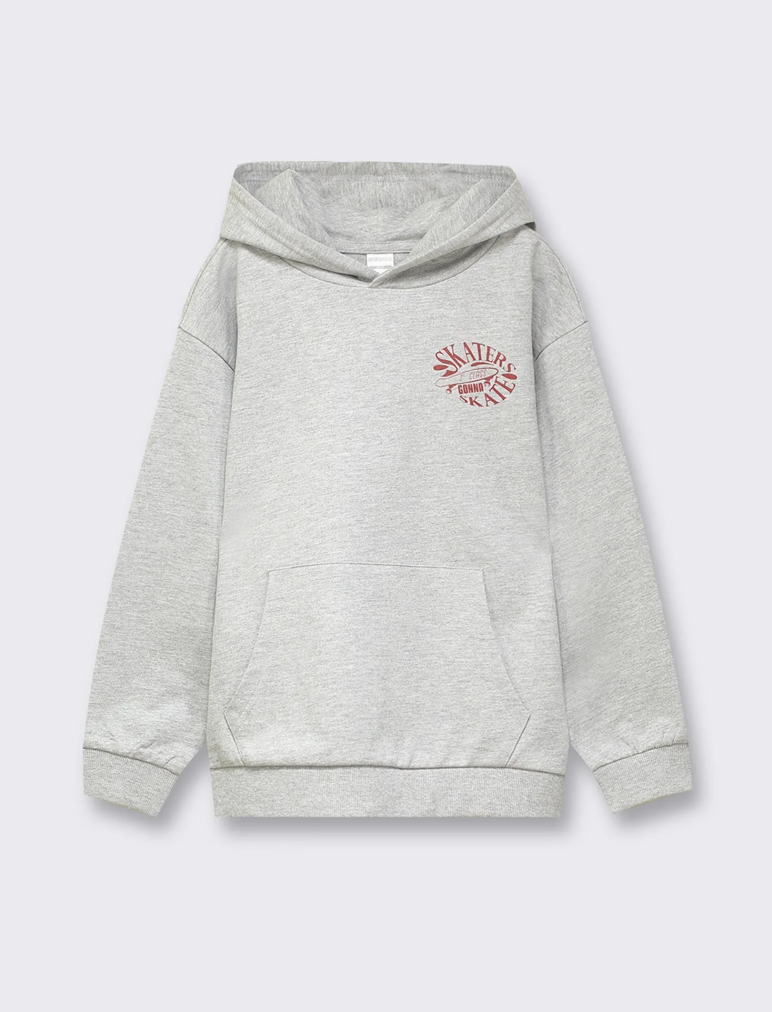 Bambino Piazza Italia Felpe<Felpa in cotone con polsini in costina stampa skate per uno stile minimal sport - mel.