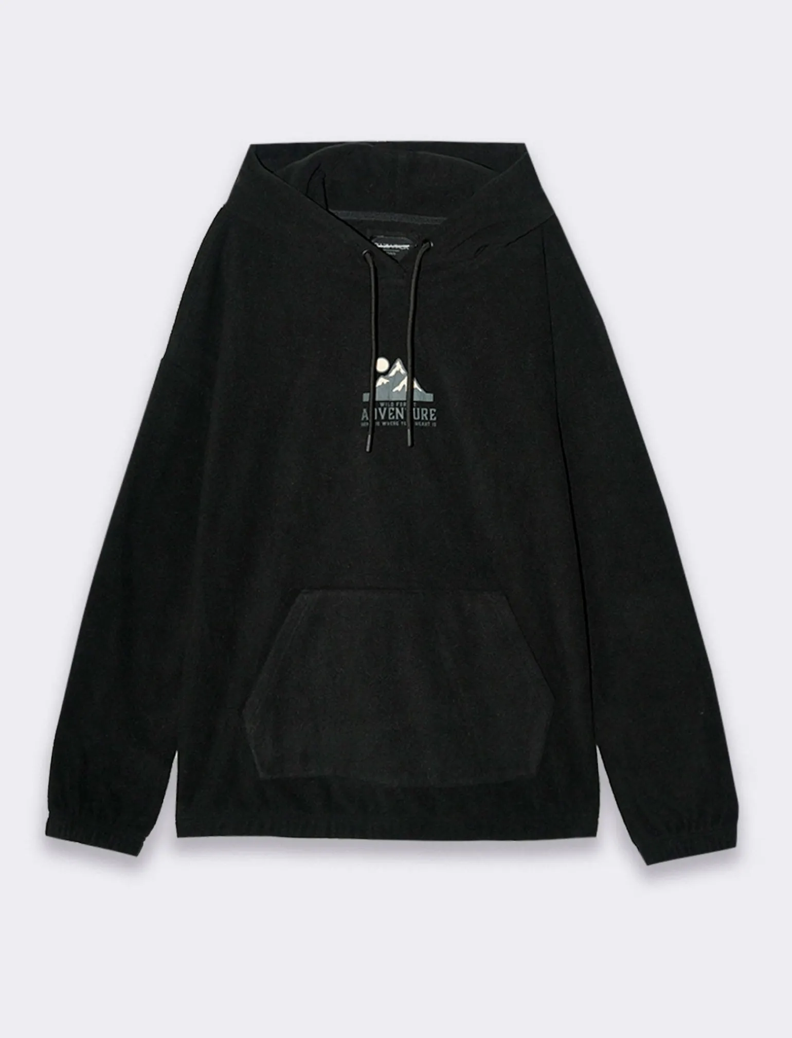 Uomo Piazza Italia Felpe<Felpa in pile con cappucio regolabile con laccio in regular fit -