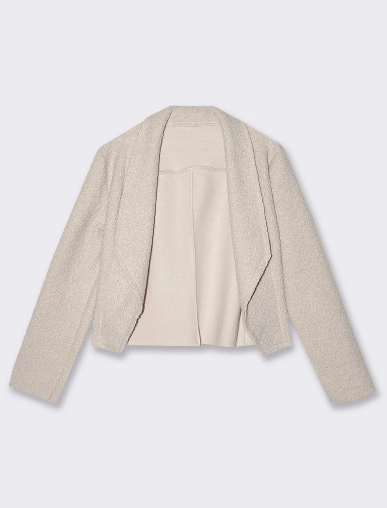 Donna Piazza Italia Giacche E Blazer<Giacca corta aperta - Avorio