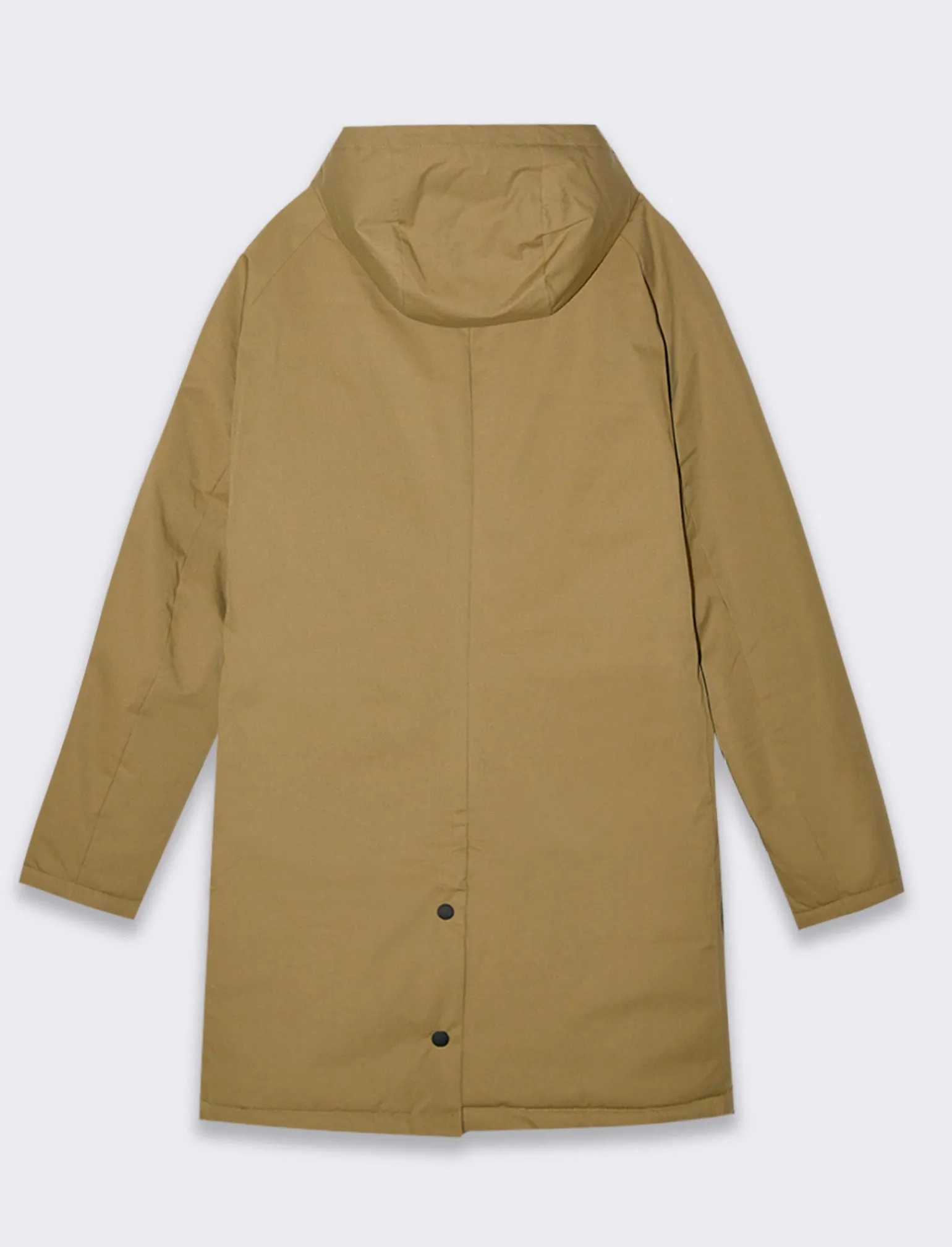 Uomo Piazza Italia Uomo | Giubbini E Cappotti<Giaccone modello parka realizzato in tessuto tecnico imbottito - kaki