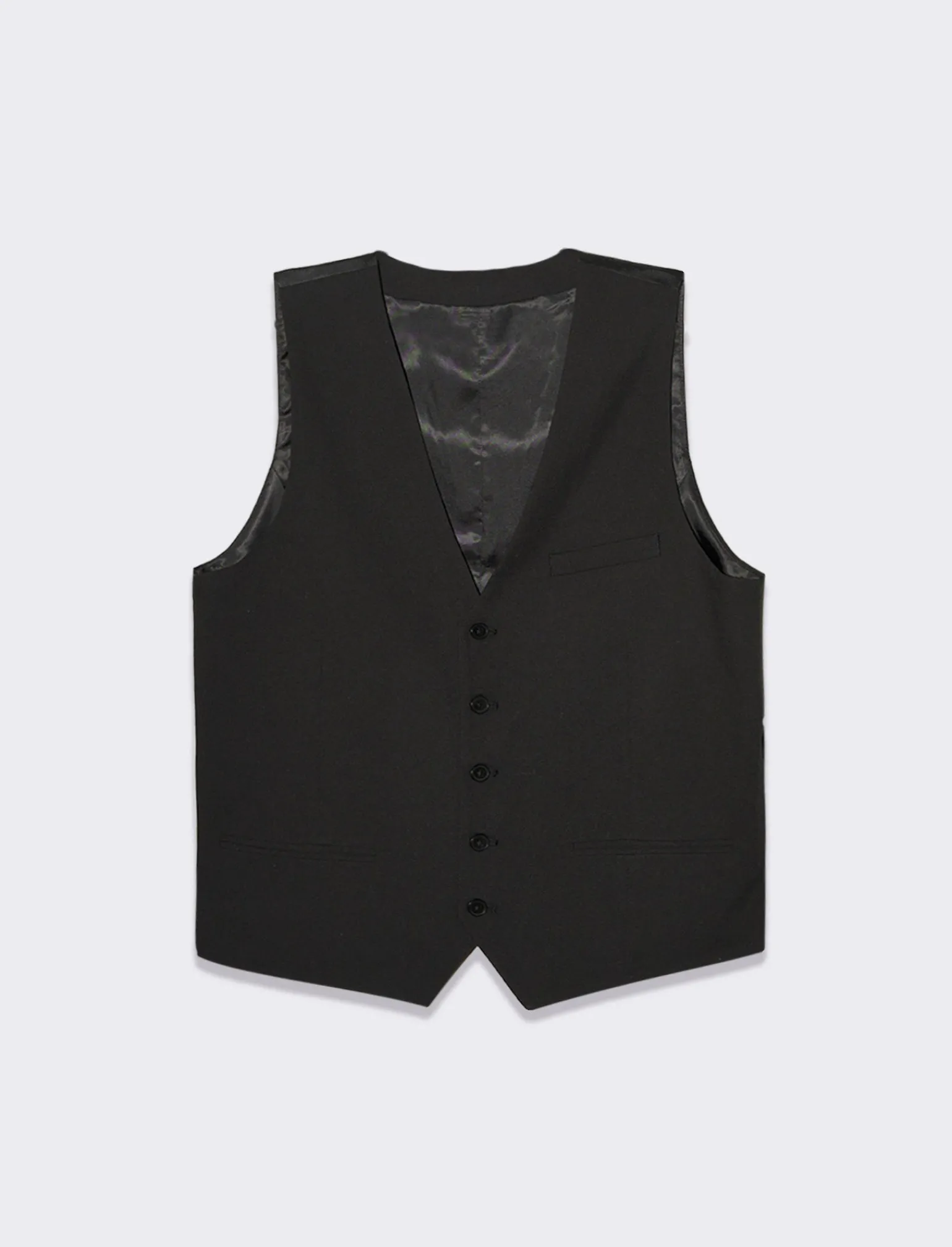 Uomo Piazza Italia Uomo | Giacche<Gilet elegante in tessuto con schiena intessuto lucido -