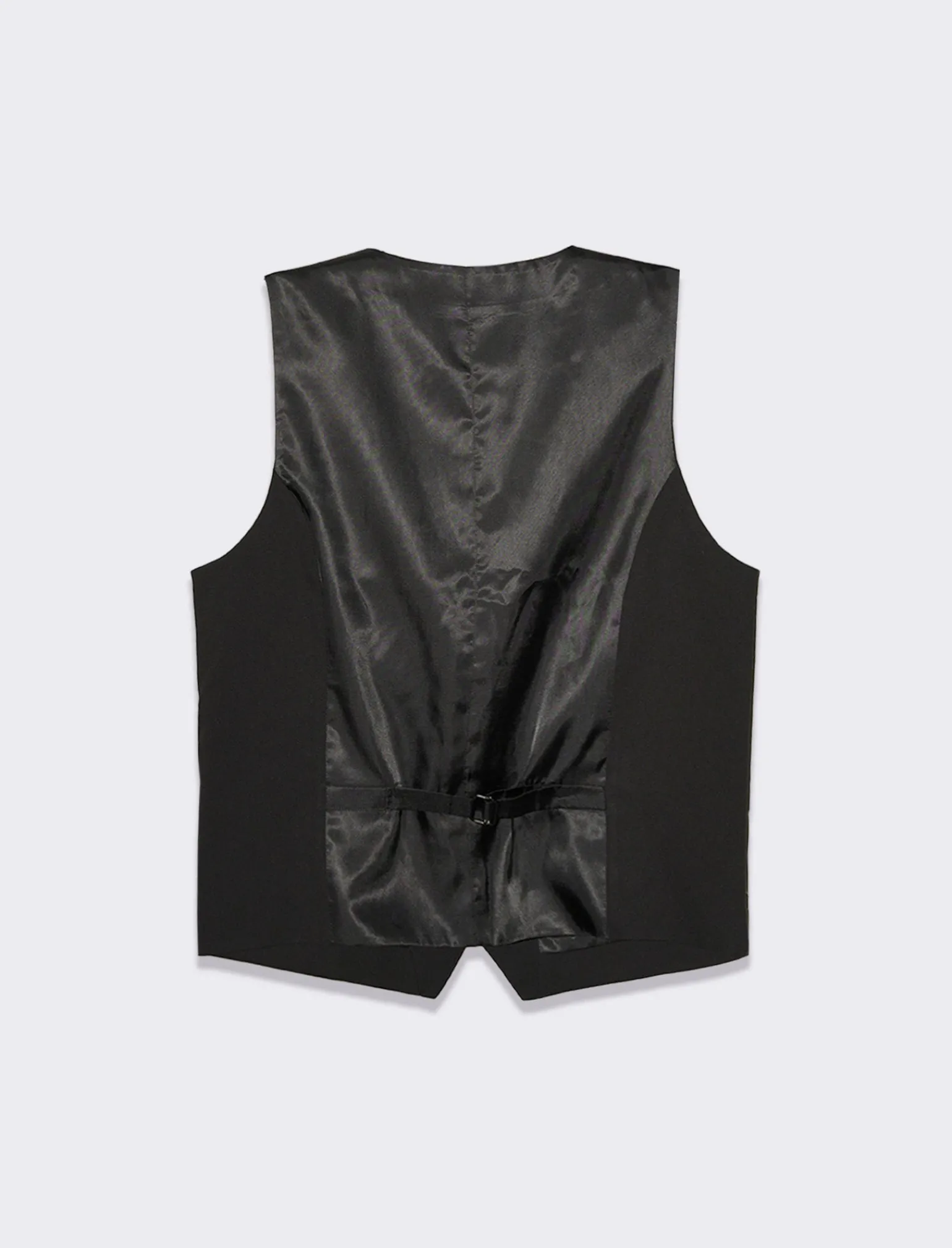 Uomo Piazza Italia Uomo | Giacche<Gilet elegante in tessuto con schiena intessuto lucido -