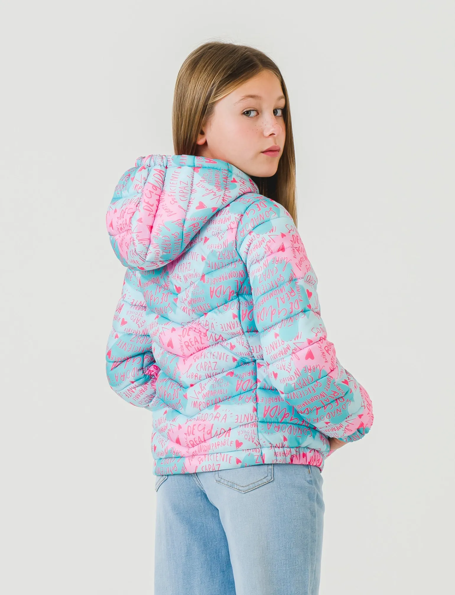 Piazza Italia Bambina<Giubbino 100 gr in nylon con cappuccio, caldo ma extra leggero per un comfort quotidiano. -