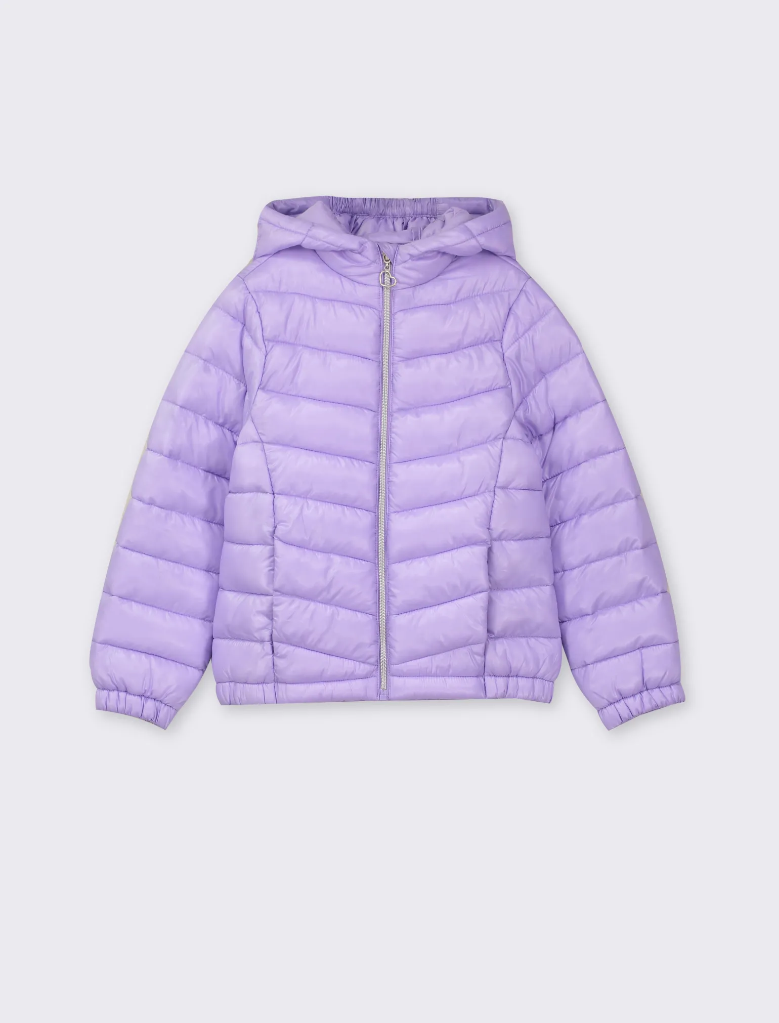 Piazza Italia Bambina<Giubbino 100 gr in nylon con cappuccio, caldo ma extra leggero per un comfort quotidiano. - Lilla