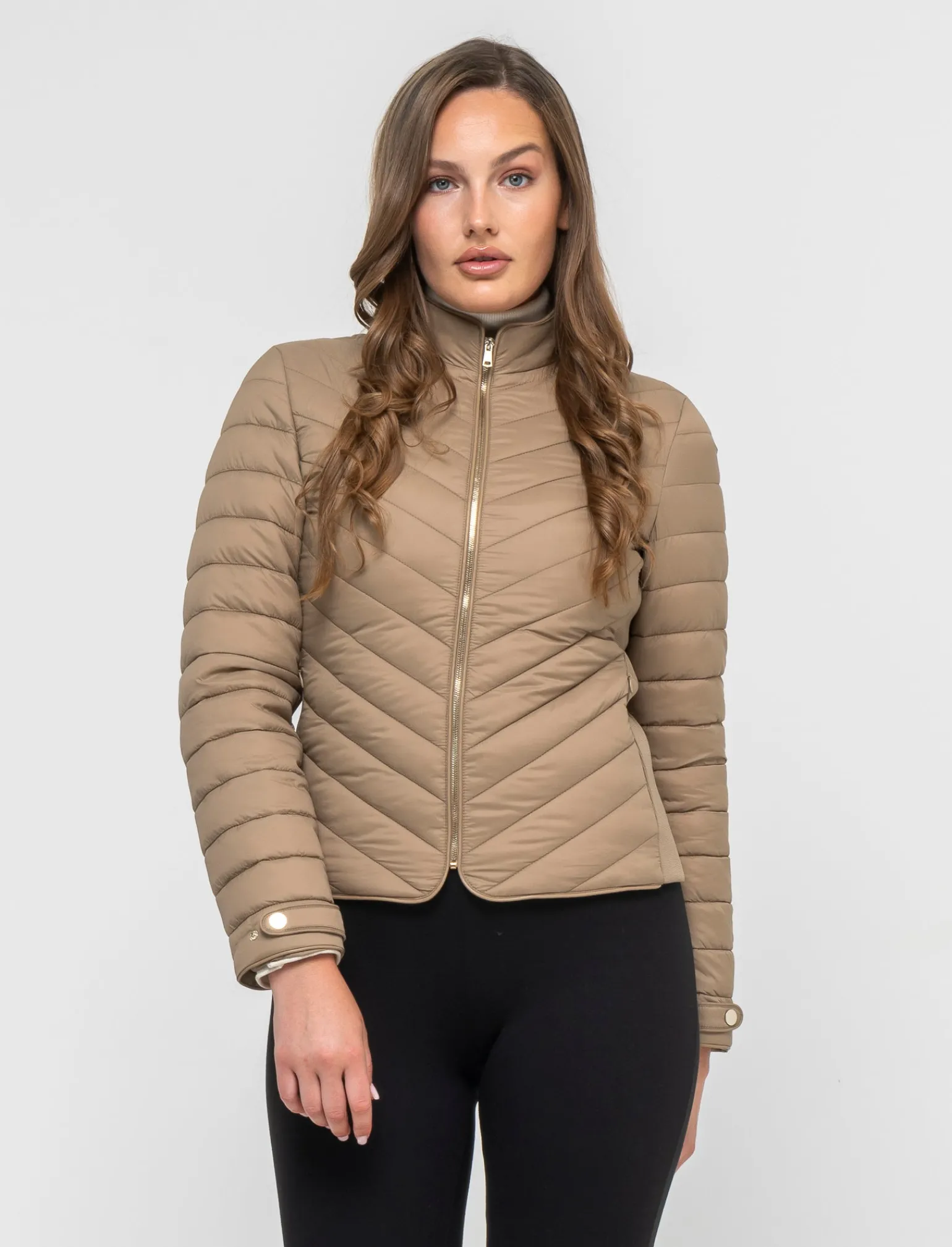 Donna Piazza Italia Donna | Giubbini E Cappotti<Giubbino con imbottitura leggera - Cammello