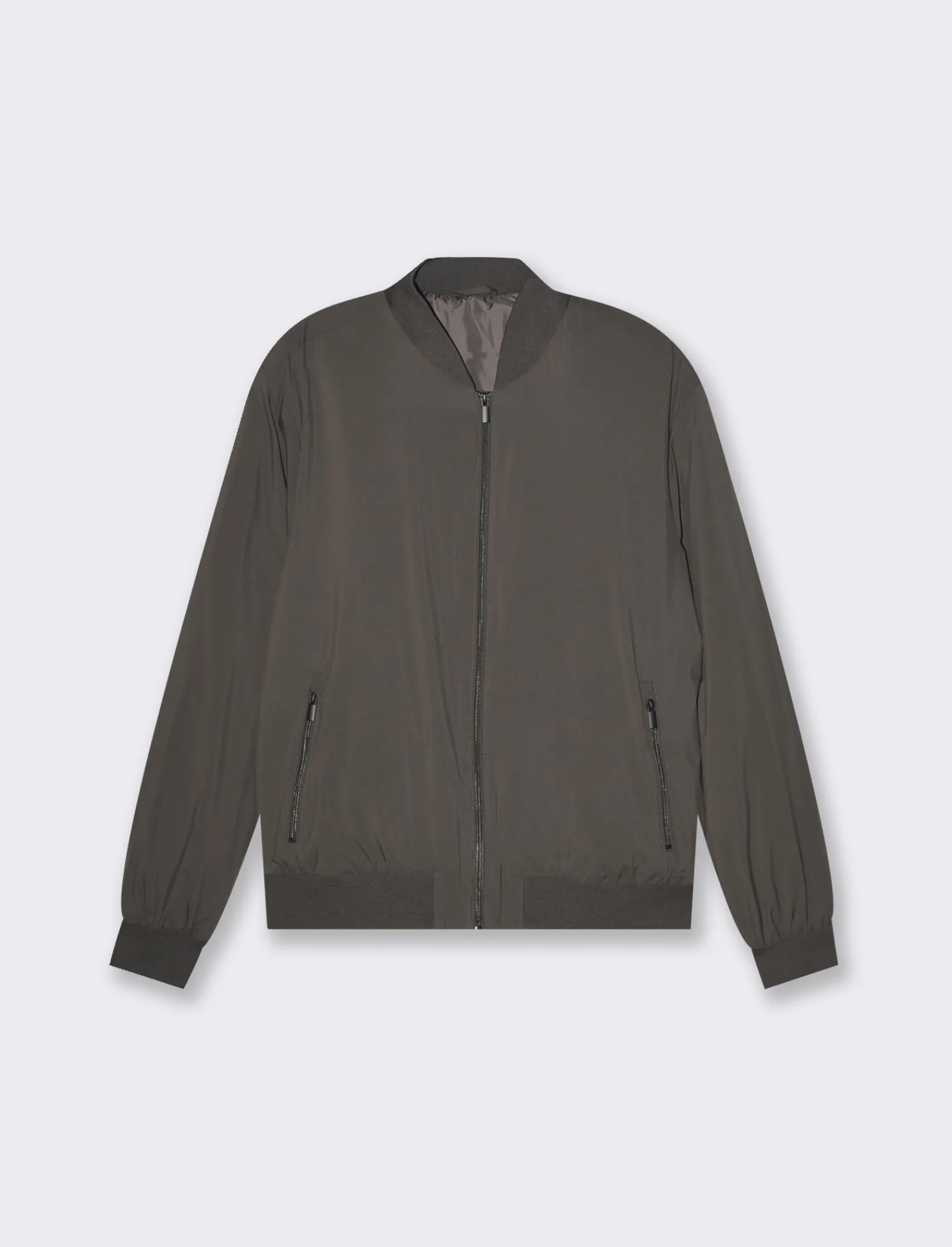 Uomo Piazza Italia Giubbini E Cappotti<Giubbotto bomber basic in tessuto tecnico - Moro