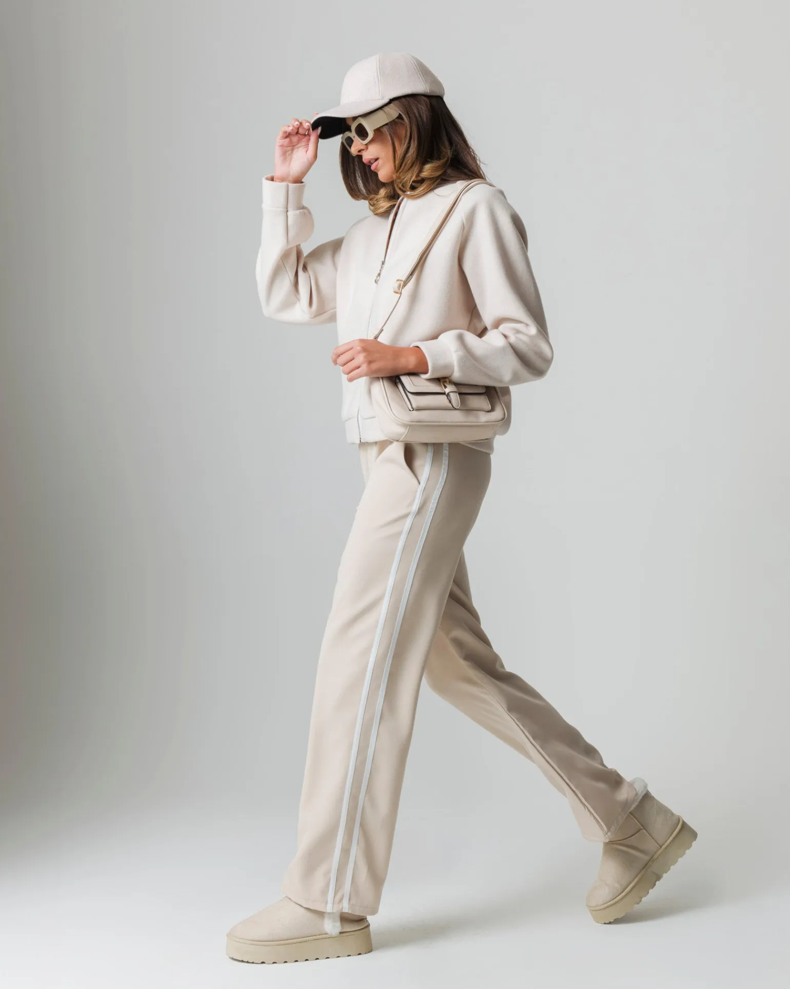 Donna Piazza Italia Donna | Giubbini E Cappotti<Giubbotto con zip e manica raglan.Vestibilità regular - burro