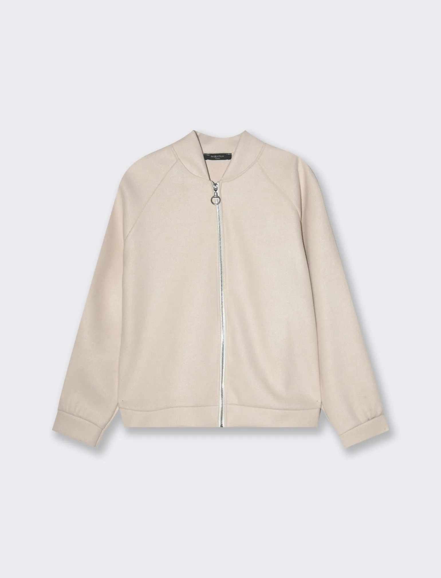 Donna Piazza Italia Donna | Giubbini E Cappotti<Giubbotto con zip e manica raglan.Vestibilità regular - burro