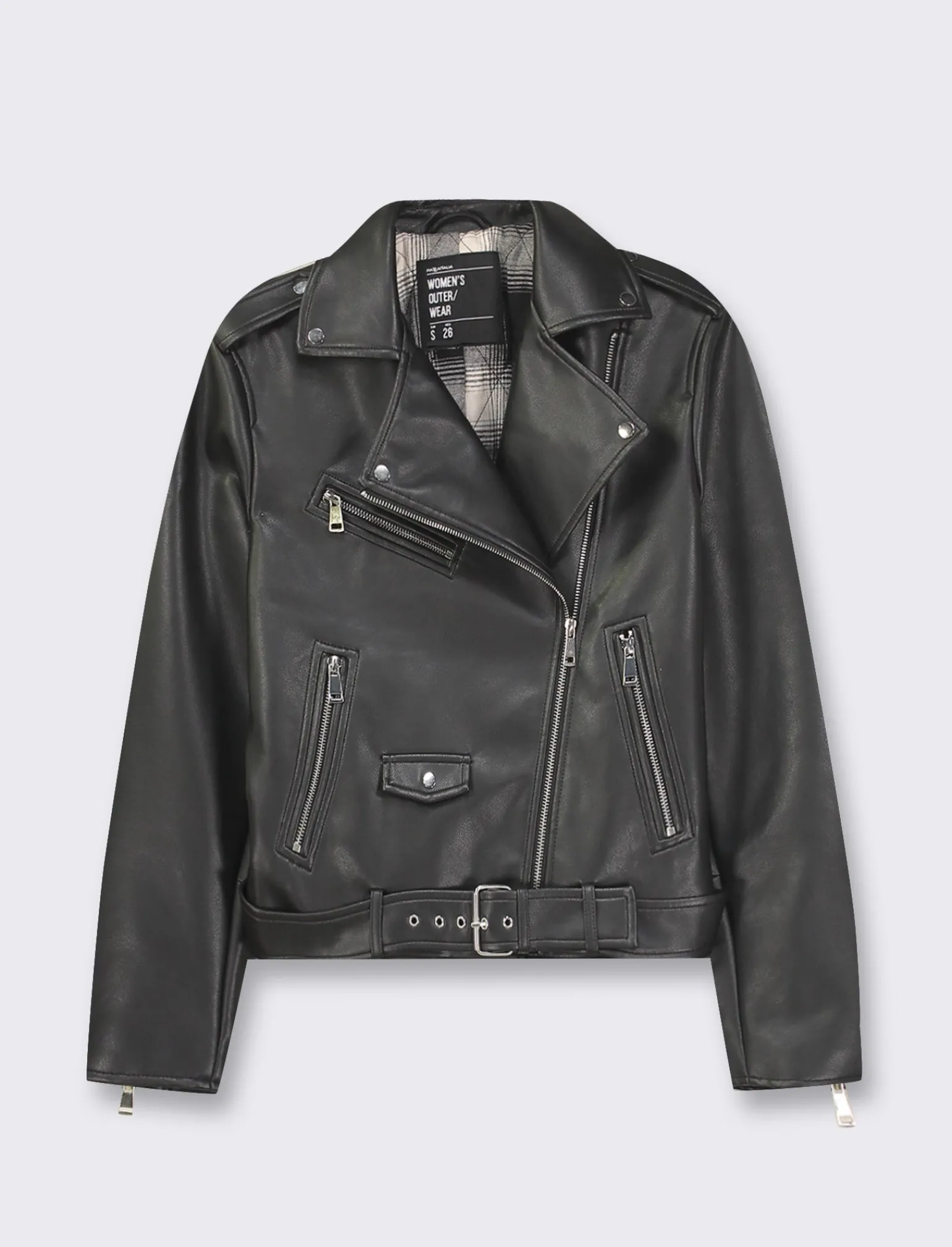 Donna Piazza Italia Donna | Giubbini E Cappotti<Giubbotto modello biker vestibilità regular -