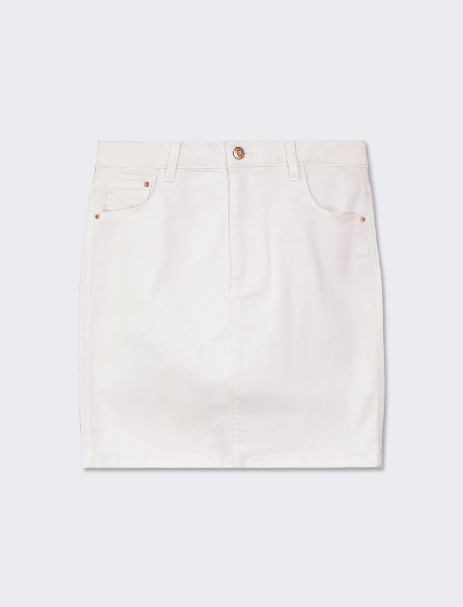 Donna Piazza Italia Gonne<Gonna denim cinque tasche midi -