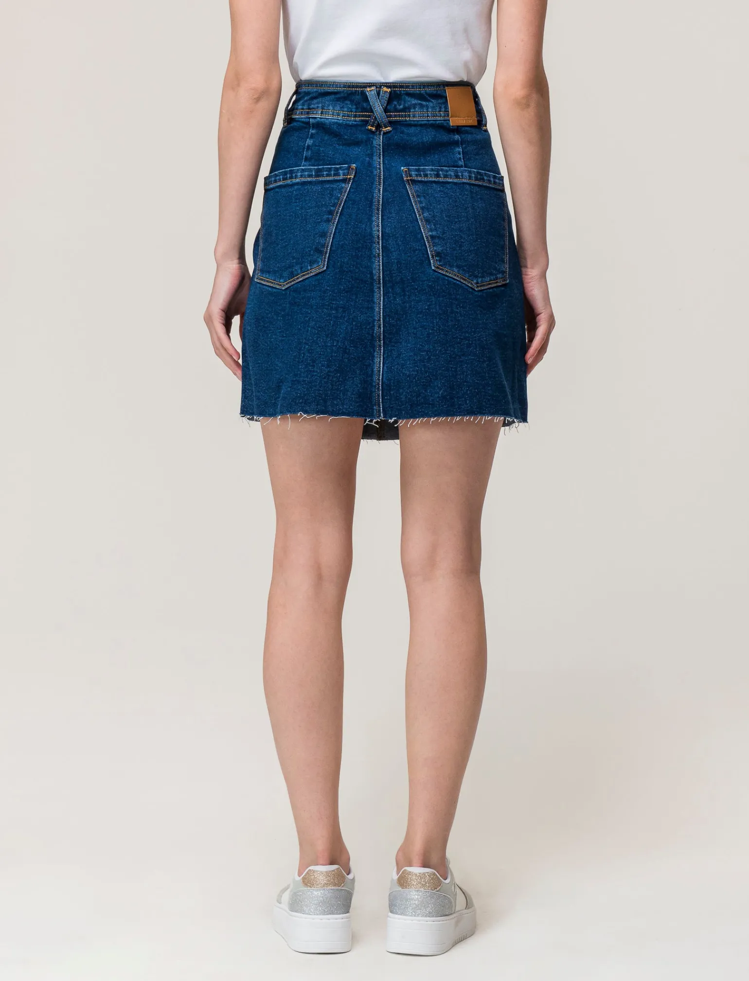 Donna Piazza Italia Gonne<Gonna denim midi svasata - Denim