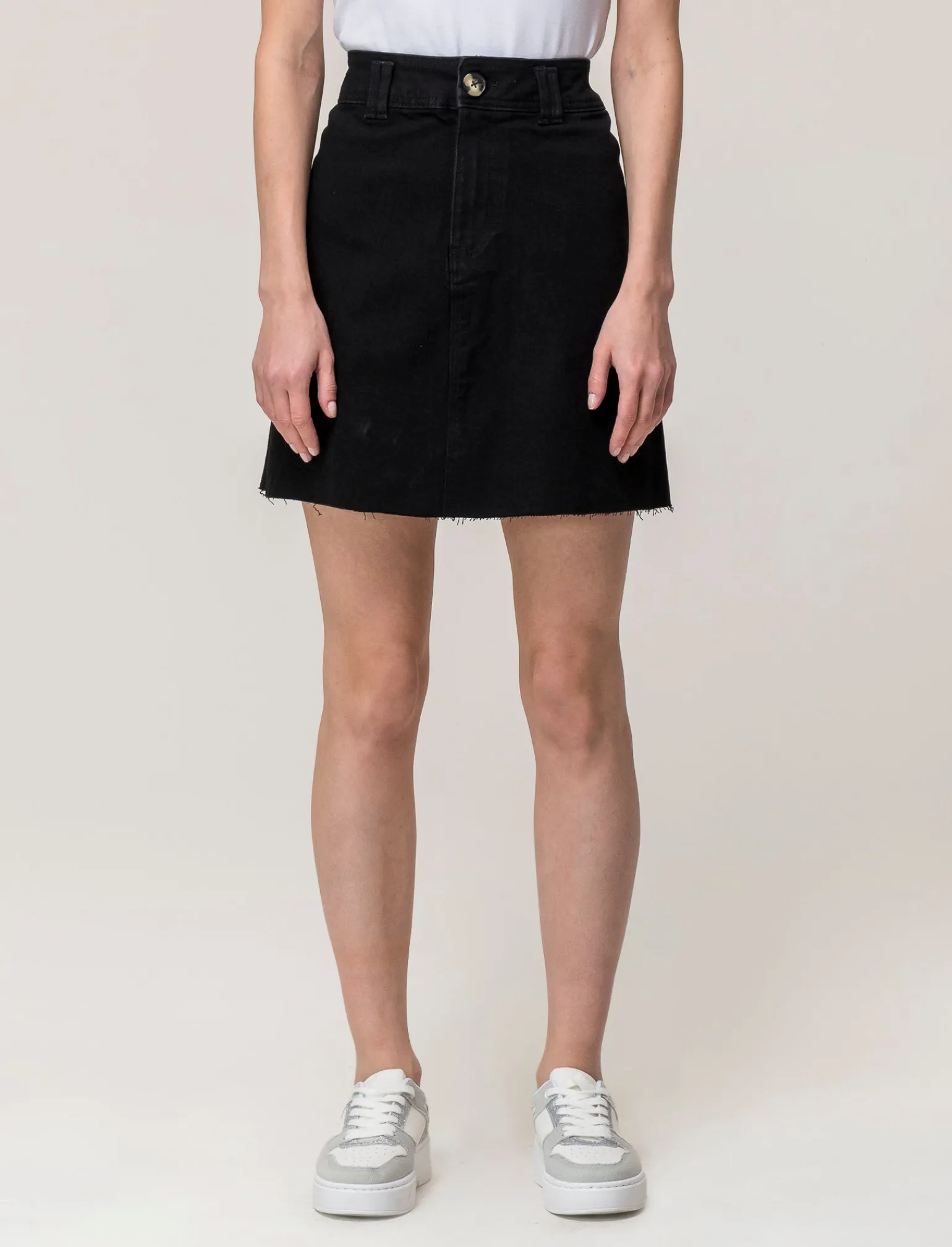 Donna Piazza Italia Gonne<Gonna denim midi svasata -