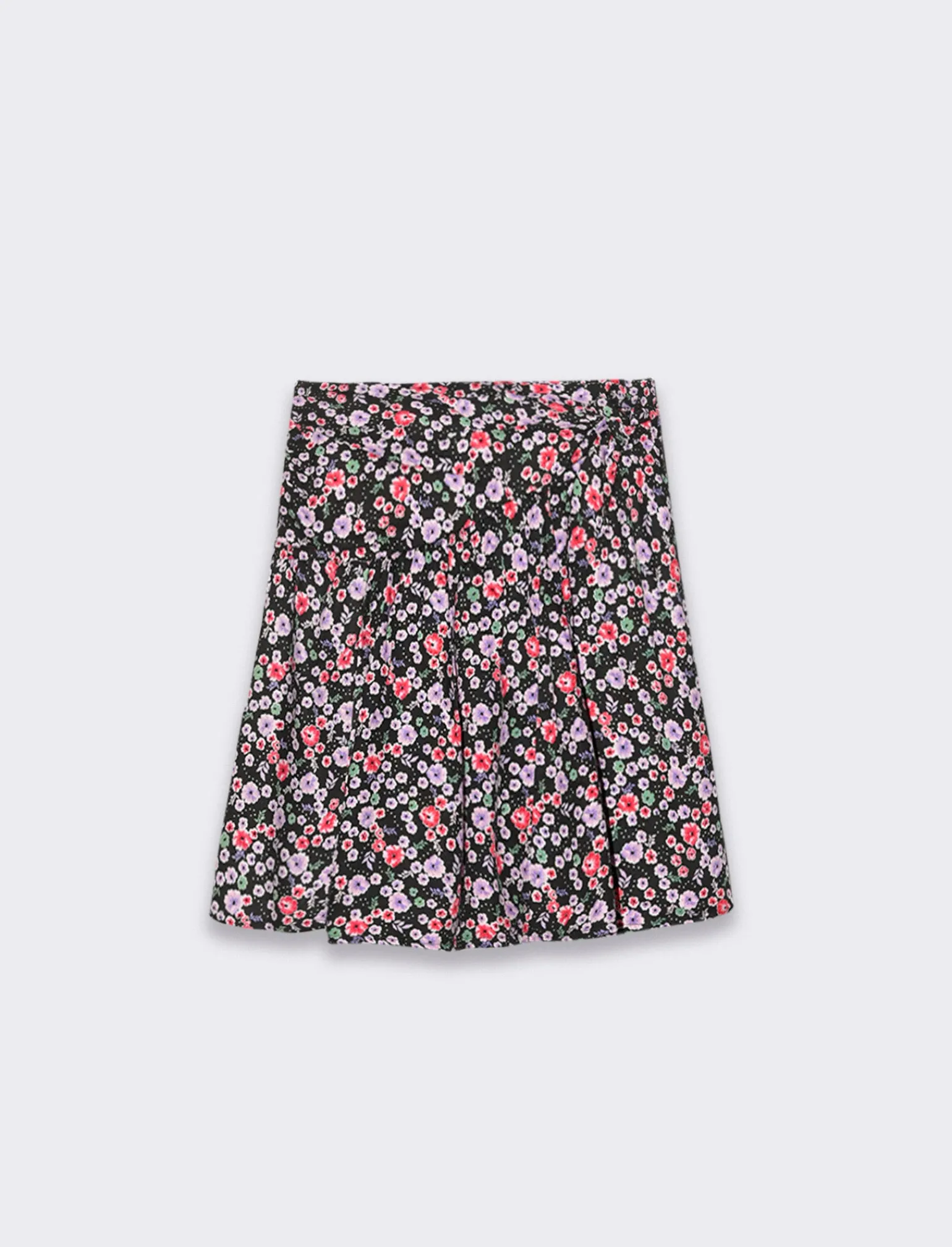 Piazza Italia Bambina | Gonne E Shorts<Gonna elegante in viscosa stampata con taglio asimmetrico e dettaglio nodo sul davanti - Fantasia
