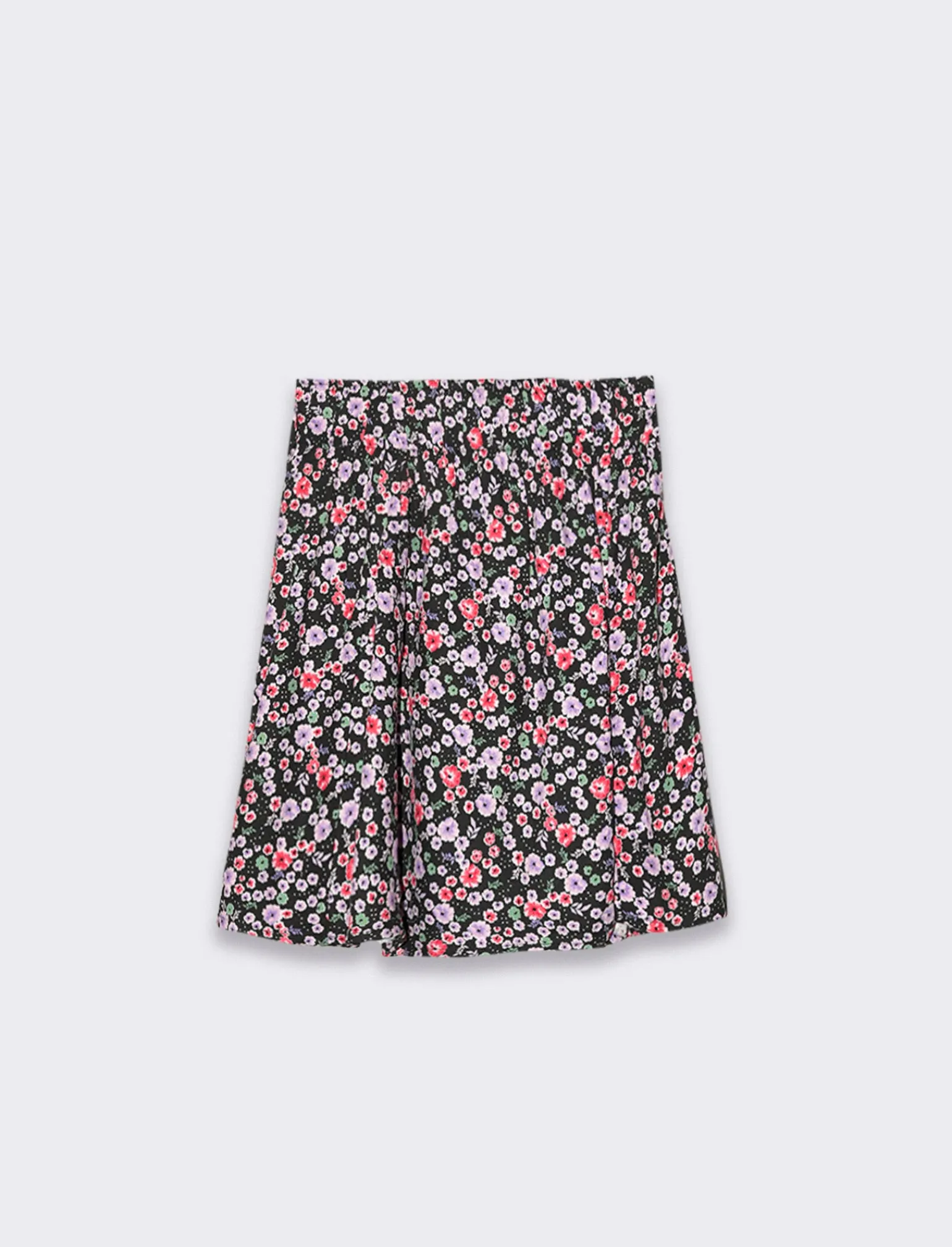 Piazza Italia Bambina | Gonne E Shorts<Gonna elegante in viscosa stampata con taglio asimmetrico e dettaglio nodo sul davanti - Fantasia