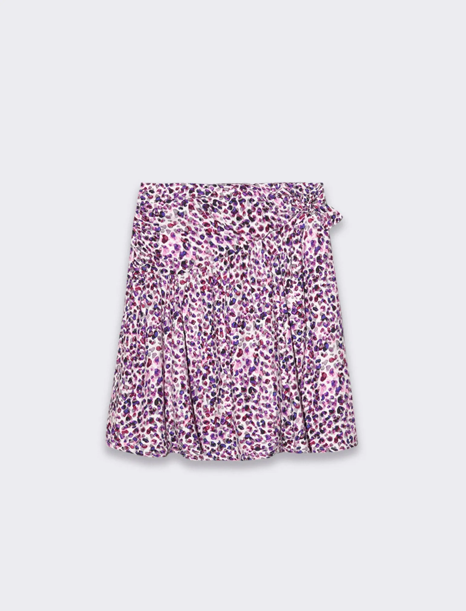 Piazza Italia Bambina | Gonne E Shorts<Gonna elegante in viscosa stampata con taglio asimmetrico e dettaglio nodo sul davanti -