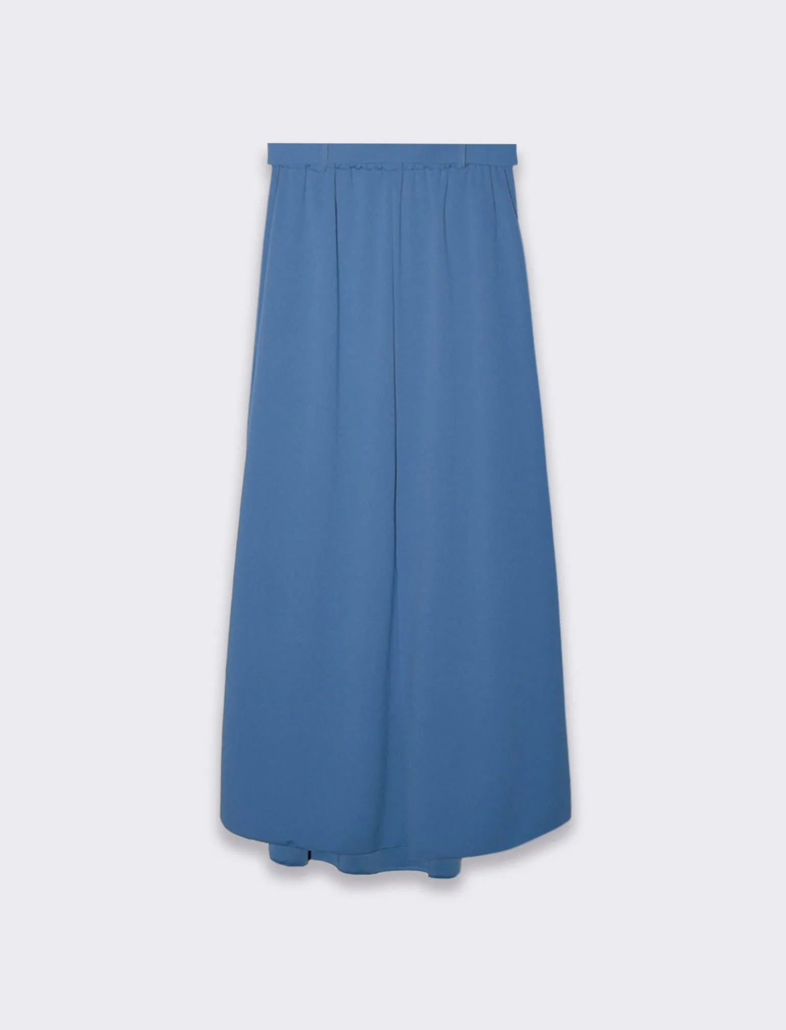 Donna Piazza Italia Gonne<Gonna lunga con elastico in vita sul retro e cintura - Denim