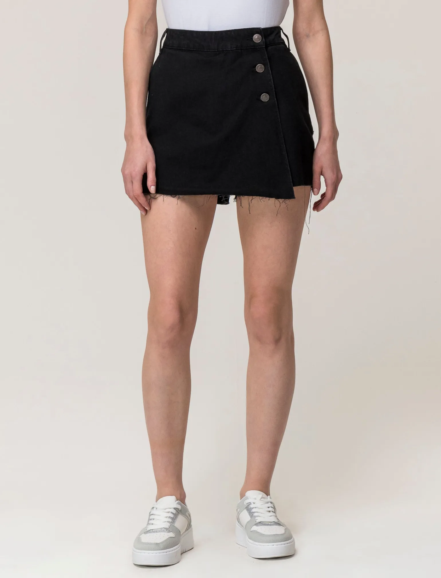 Donna Piazza Italia Donna | Gonne<Gonna pantalone in denim -