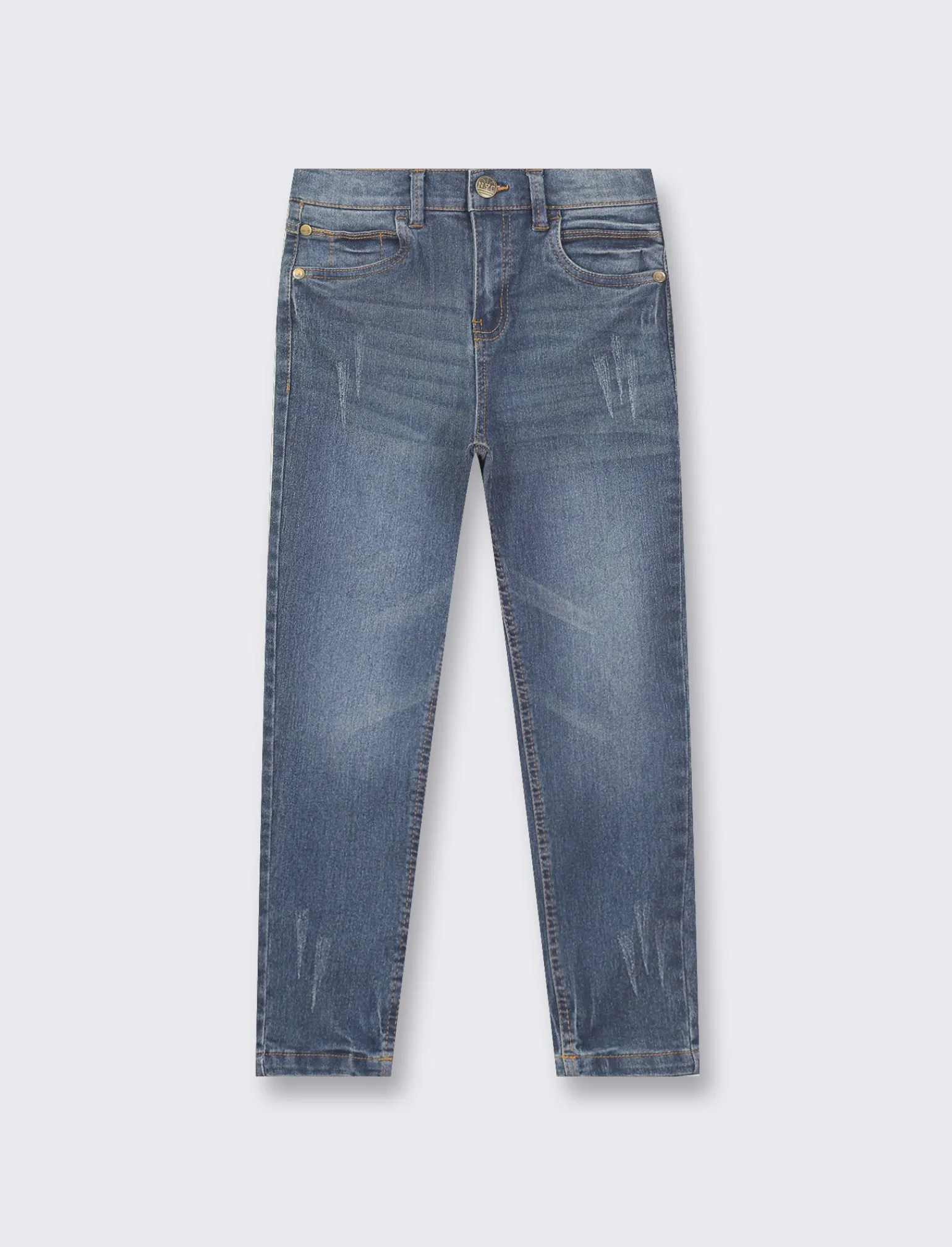 Bambino Piazza Italia Bambino | Jeans<Jeans 5 tasche slim fit con elastico regolabile in vita stile casual.  - DENIM SCURO