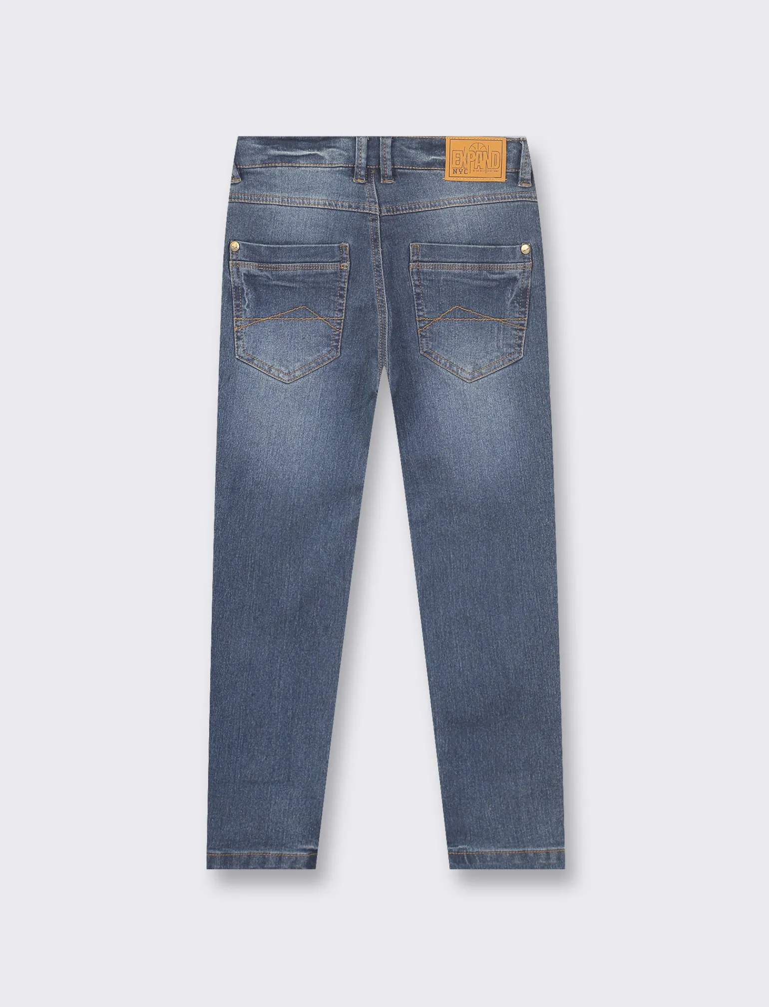 Bambino Piazza Italia Bambino | Jeans<Jeans 5 tasche slim fit con elastico regolabile in vita stile casual.  - DENIM SCURO