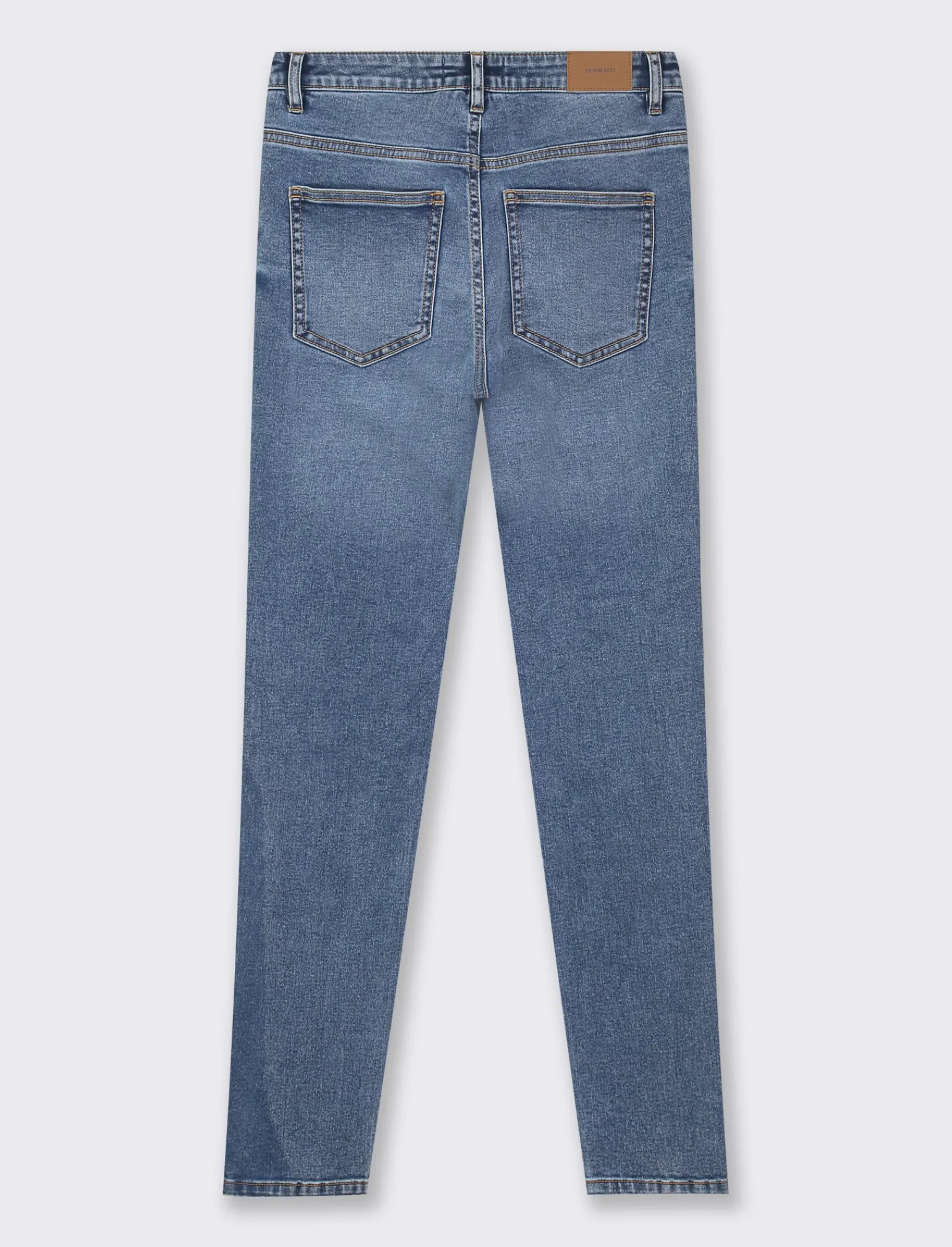 Donna Piazza Italia Donna | Jeans<Jeans basico 5 tasche vita alta vestibilità skinny e chiusura con zip e bottone - Denim