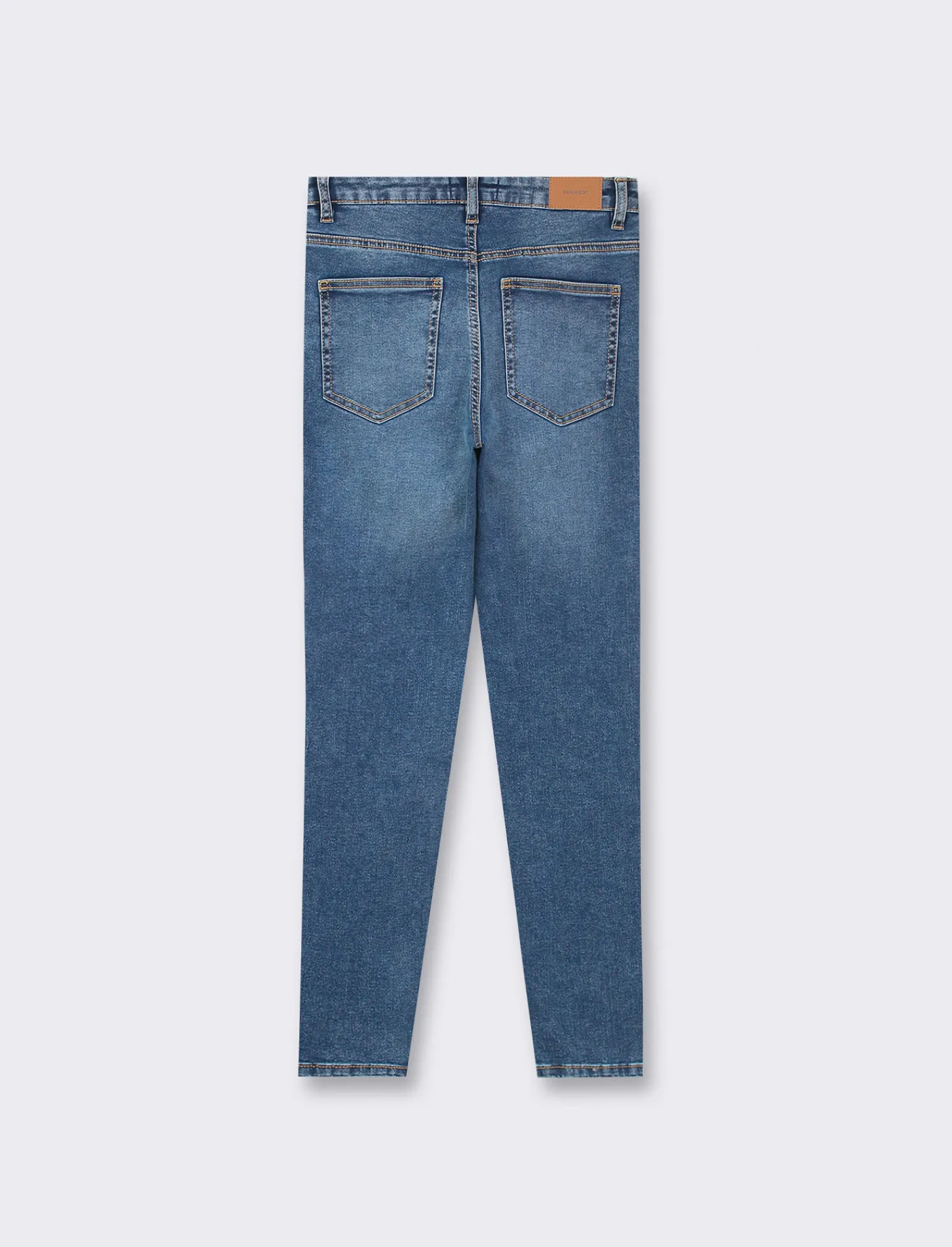 Donna Piazza Italia Donna | Jeans<Jeans basico 5 tasche vita alta vestibilità skinny e chiusura con zip e bottone - DENIM SCURO