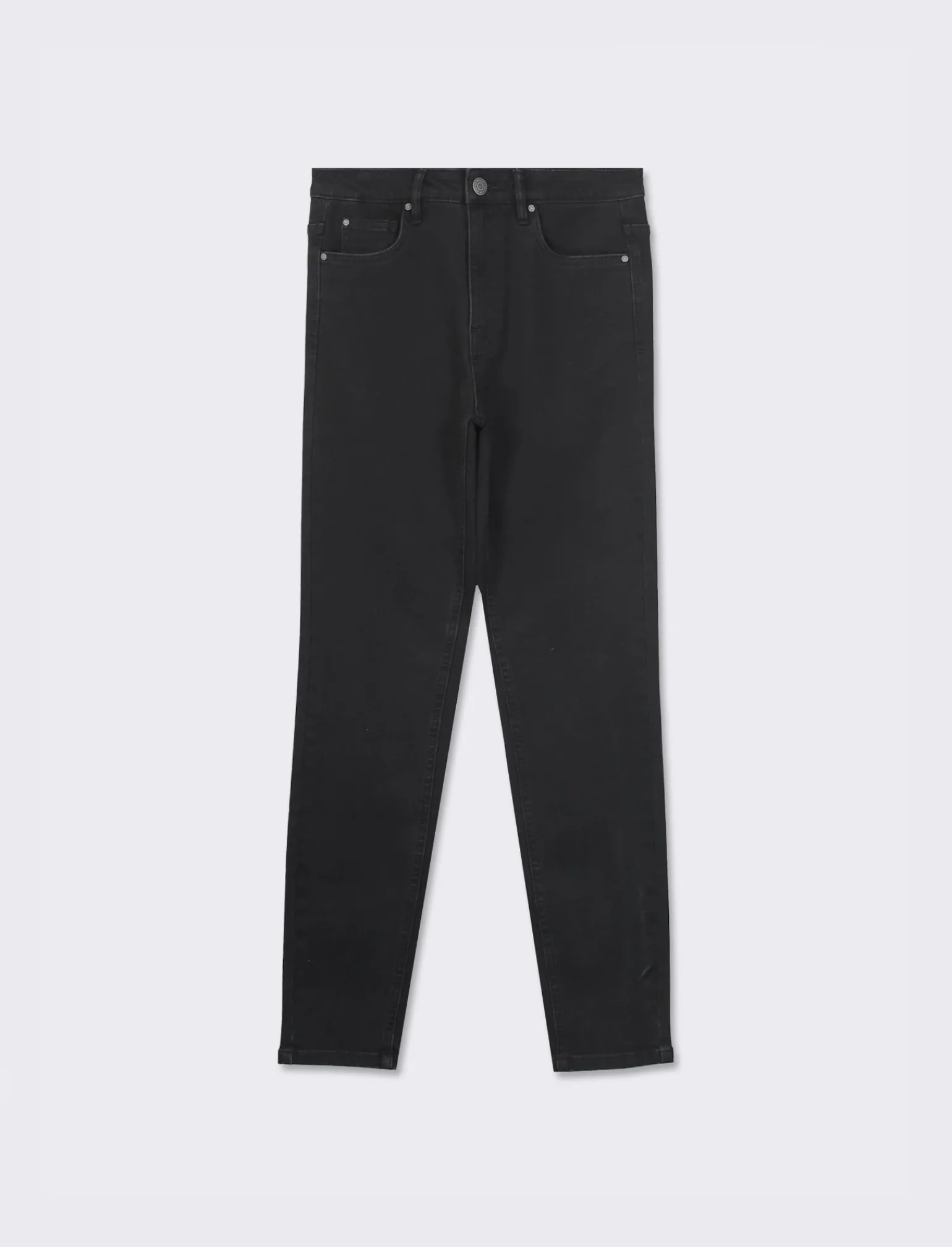 Donna Piazza Italia Donna | Jeans<Jeans basico 5 tasche vita alta vestibilità skinny e chiusura con zip e bottone -